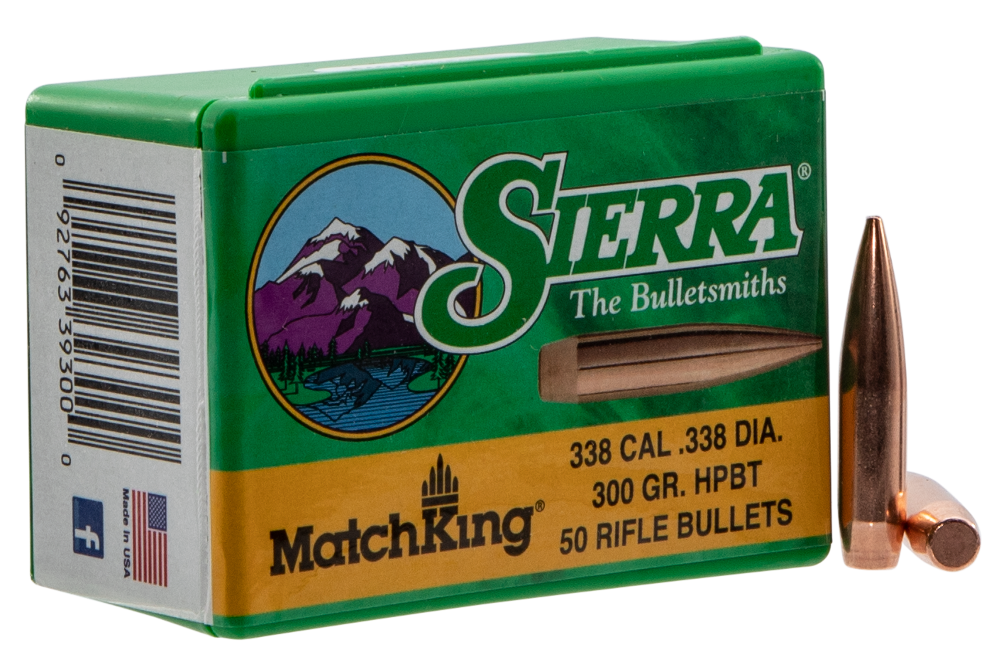 SIERRA 9300T .338 300 HPBT MATCH 50