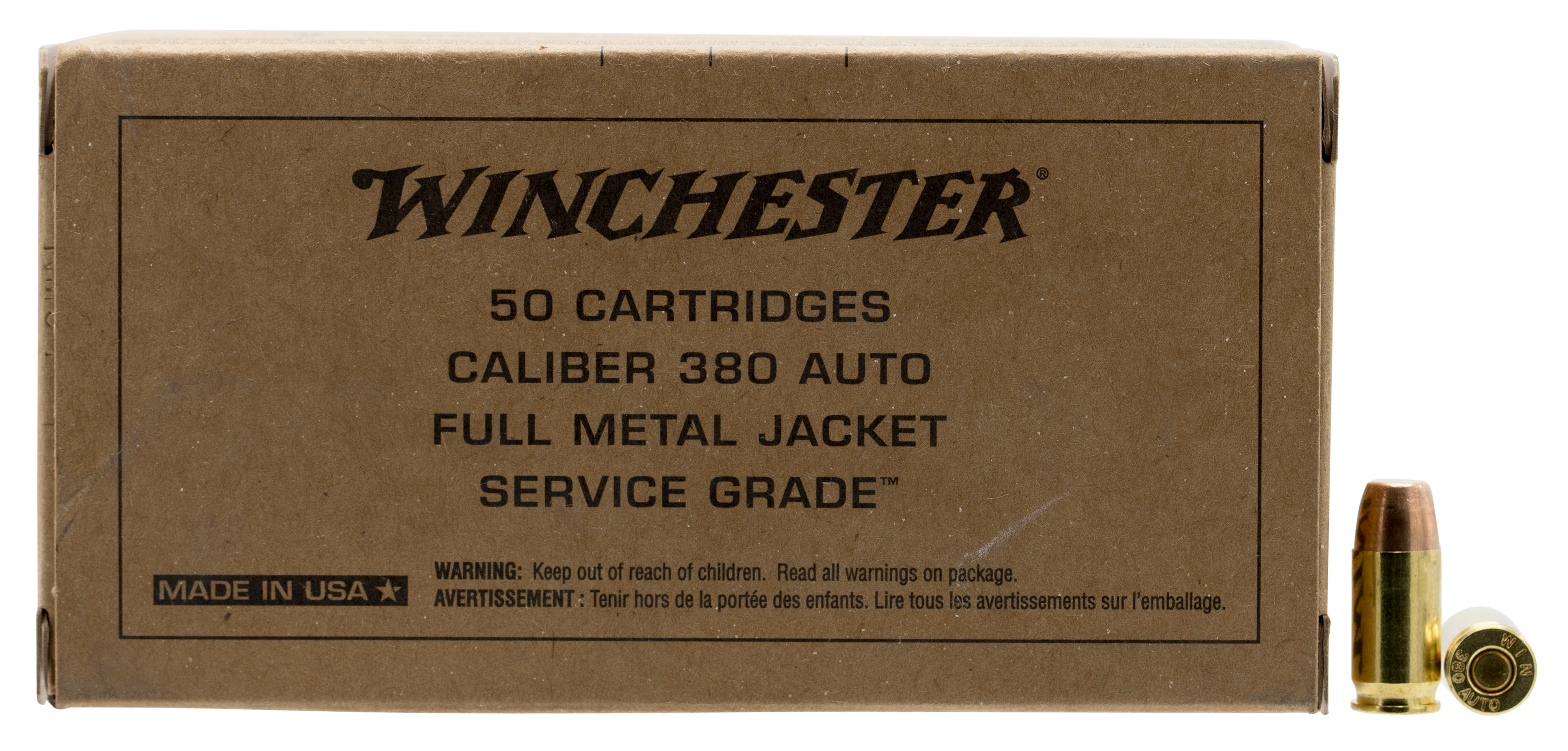 WIN SG380W 380 95 FMJ SRVGRD 50/10