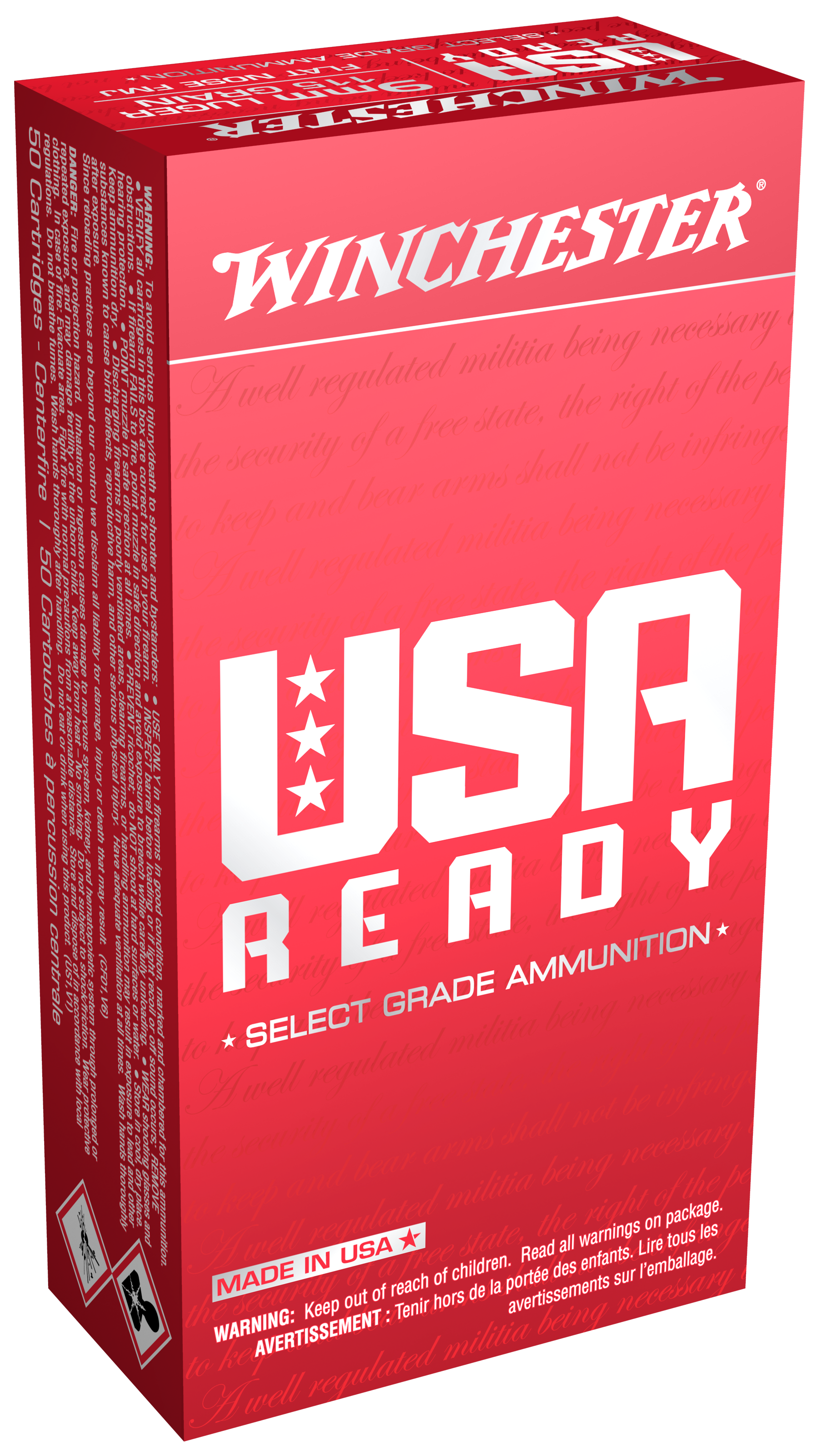 WIN RED9 9MM 115 FMJFN USRDY 50/10