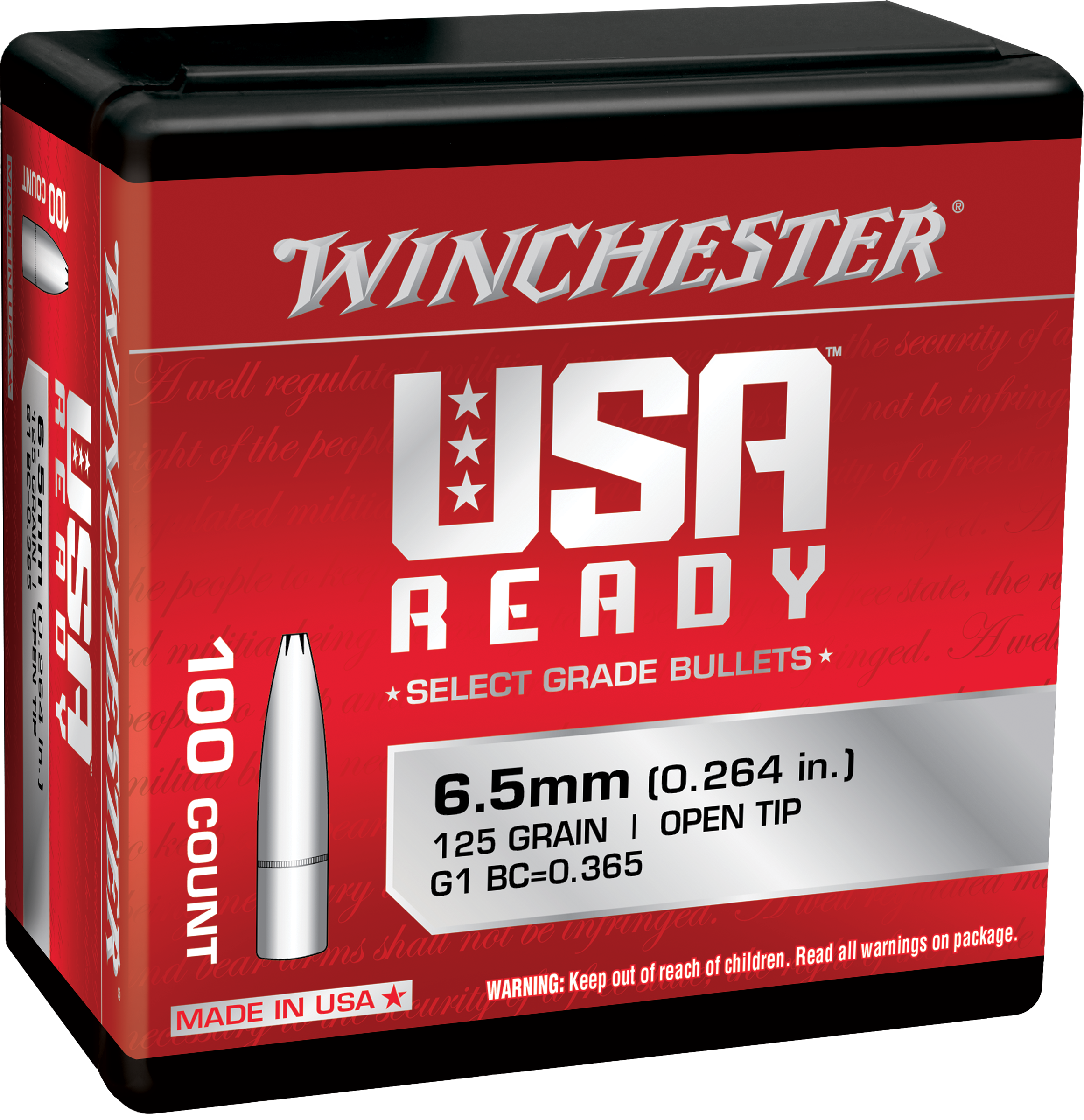 WIN WBR65125 BUL 65CRD 125 OT 100/10