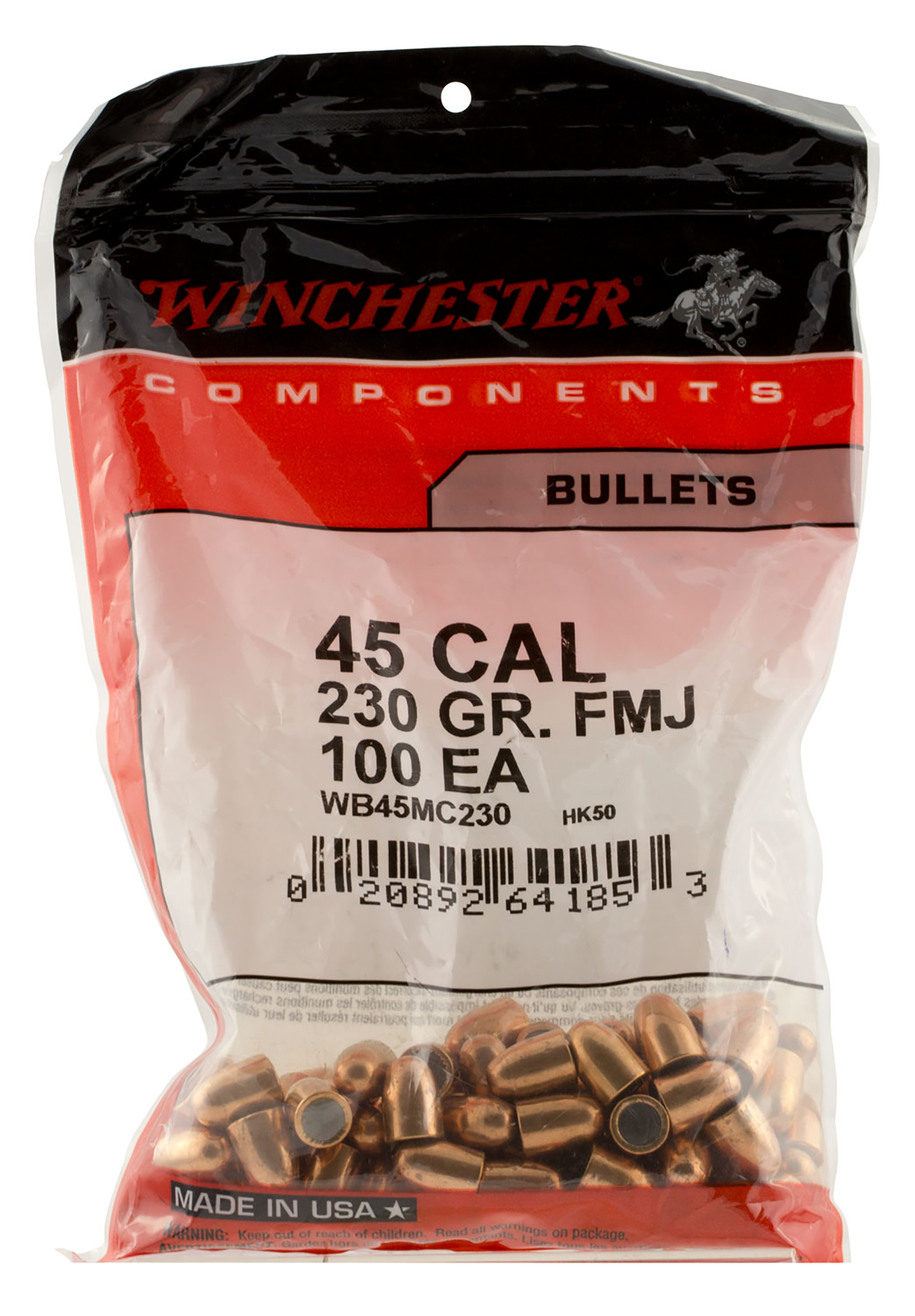 WIN WBR45230 BUL 45 230 FMJTC 500/3