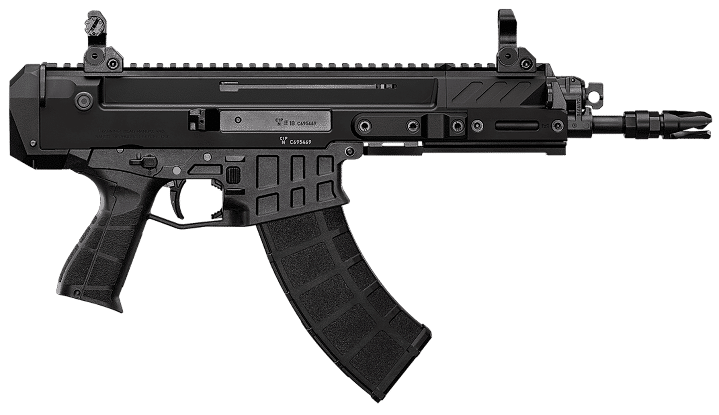 CZ 91450 BREN 2 MS PISTOL 5.56X45 8.26 30R BLK