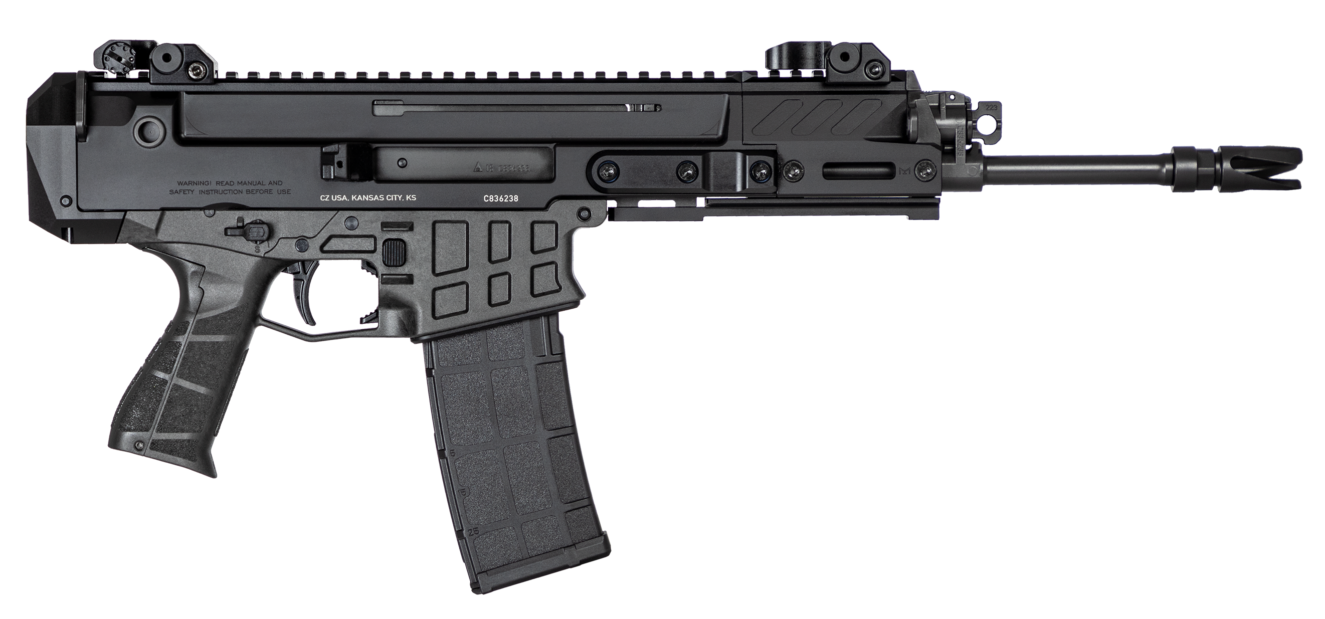 CZ 91461 BREN 2 MS PISTOL 7.62X39 11 30R BLK