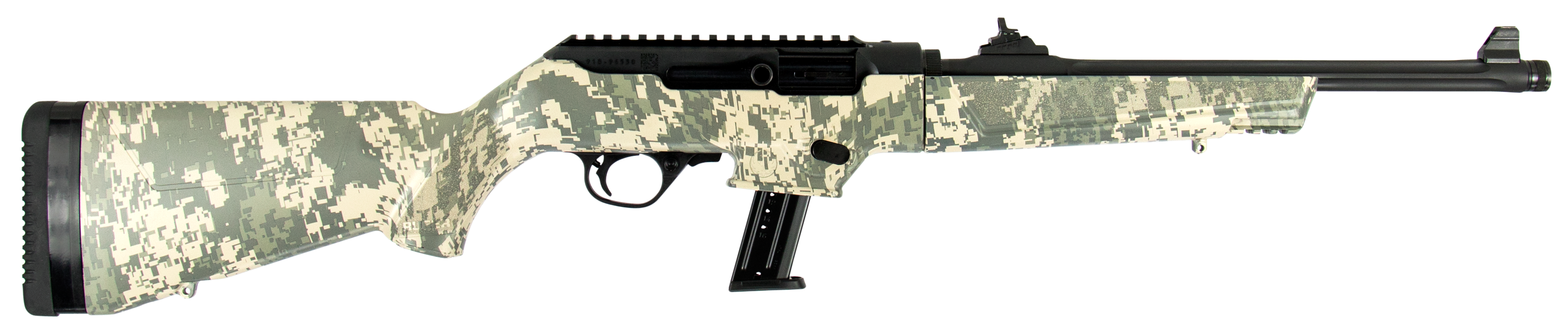 RUG 19107 PC CARB 9MM 16.12 DGTLCAMO 17R