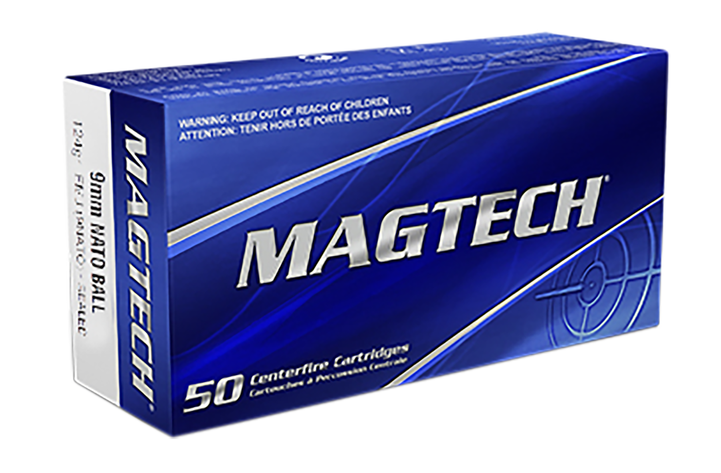 MAGTECH 9NATO 9MM 124 FMJ NATO 50/20
