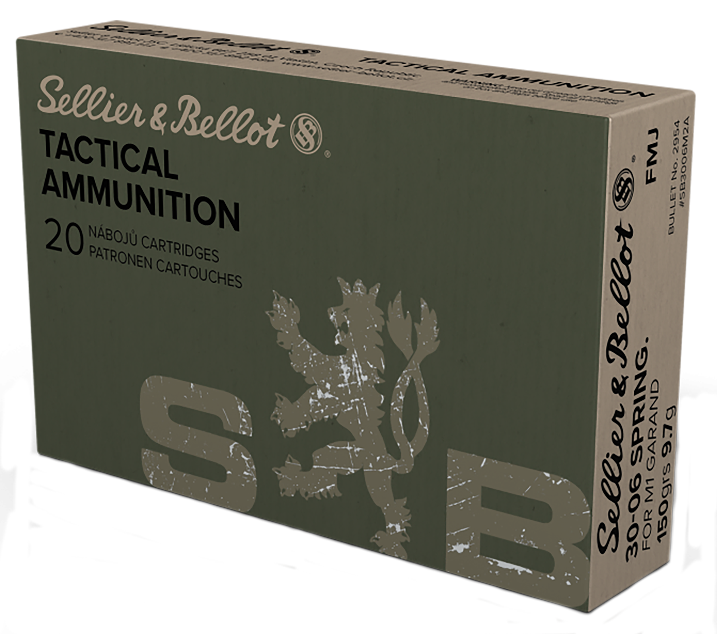 S&B SB3006M2 3006 150 FMJ M1GARAND 20/20