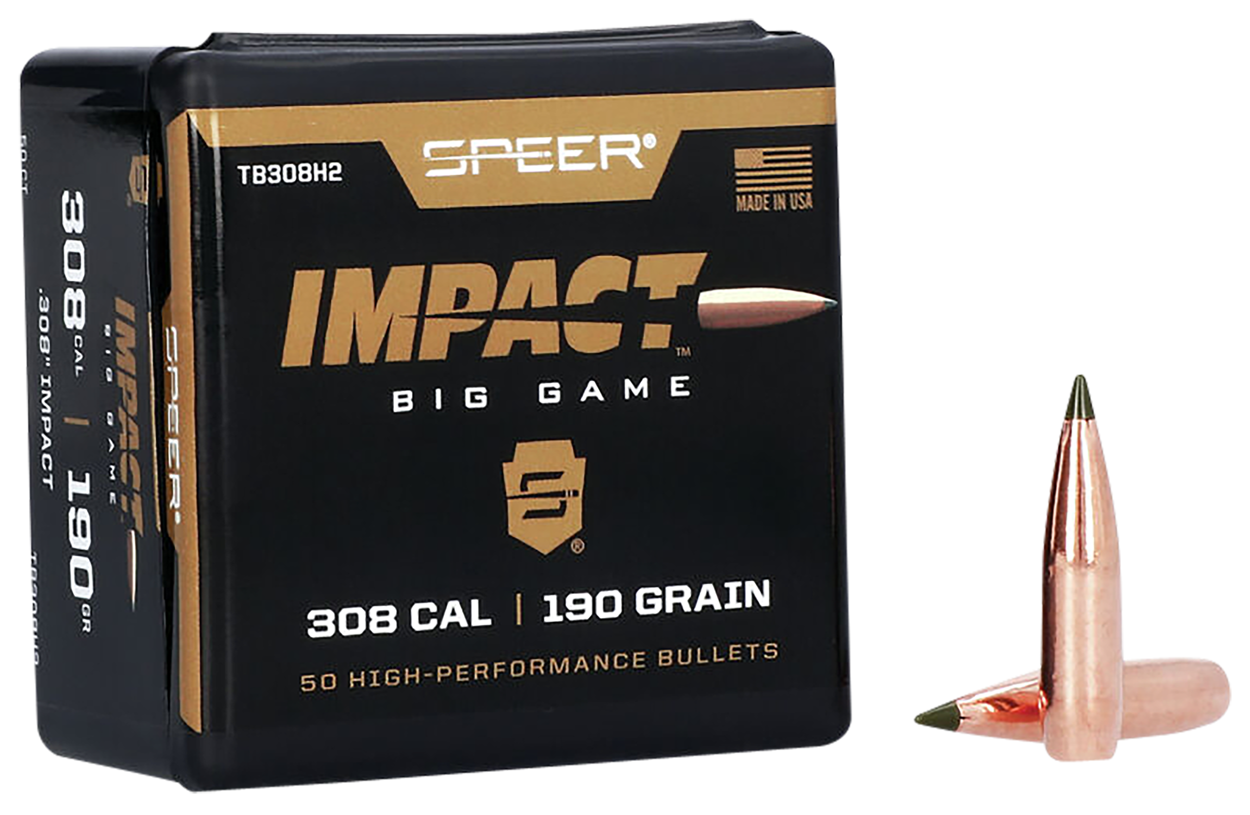 SPEER TB308H2 BULL .308 190 50/5
