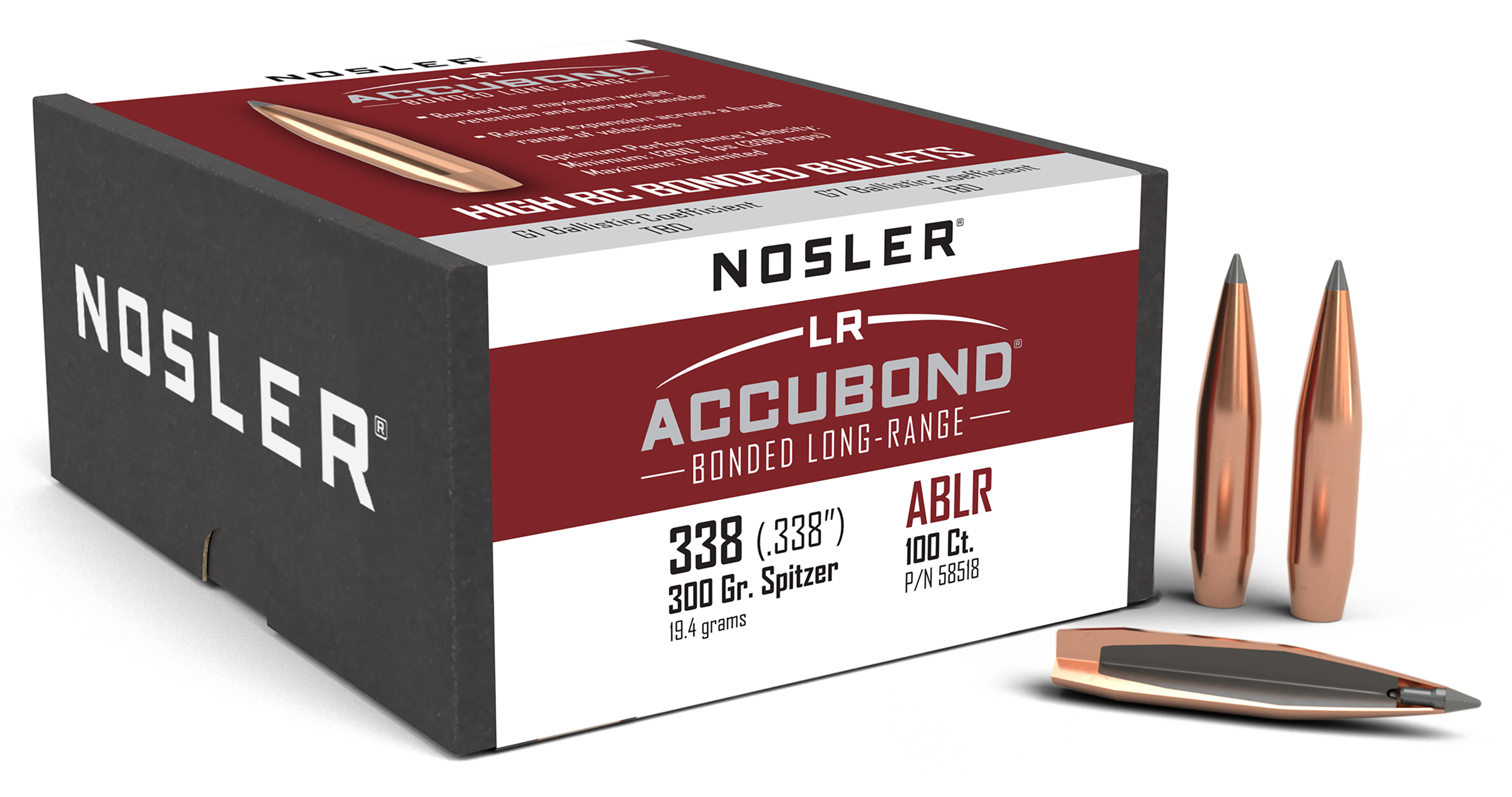 NOS 58518 ACCUBOND LR 338 300 SP 100