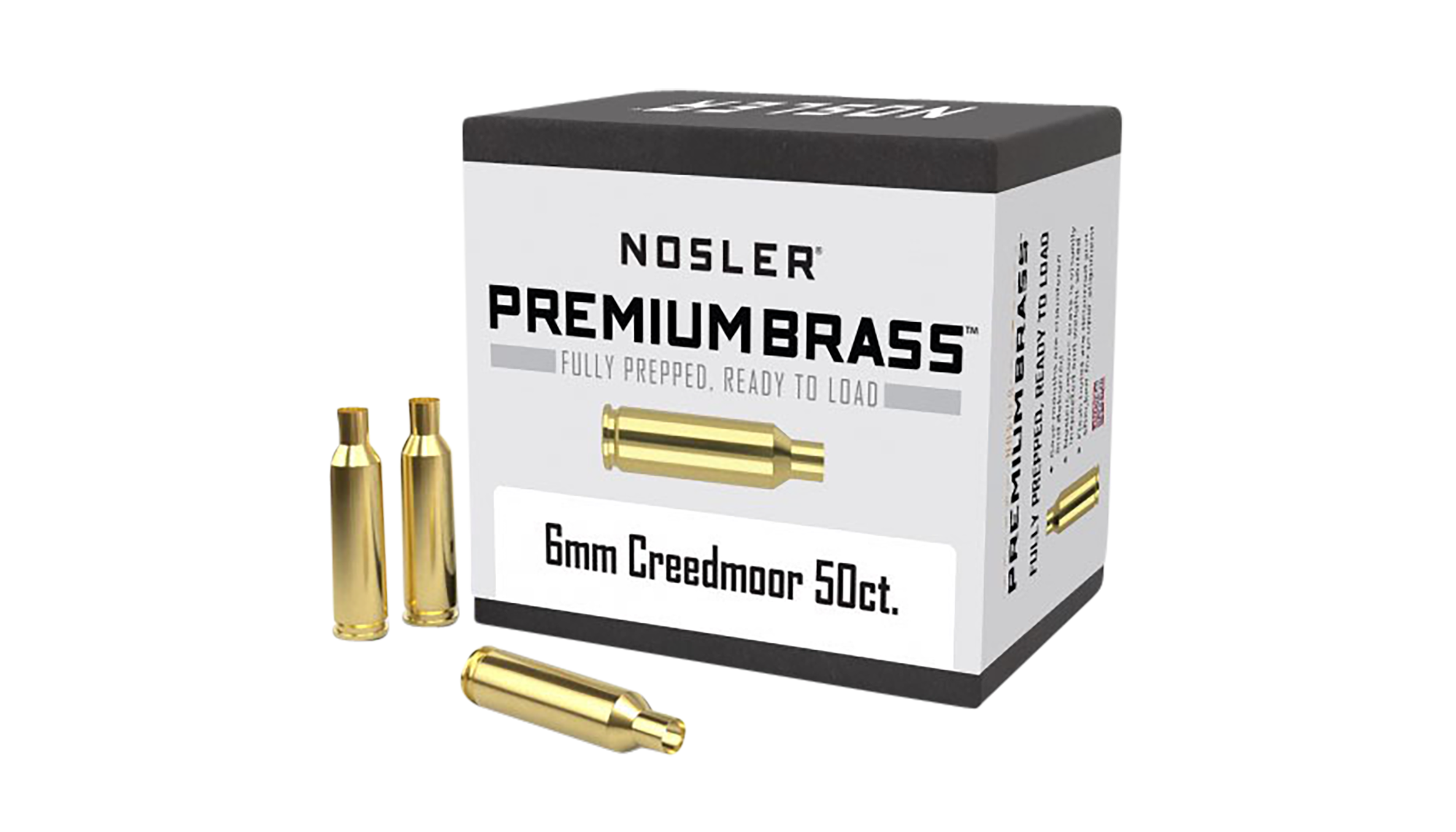 NOS 10229 CUSTOM BRASS 6MM CREEDMOOR 50