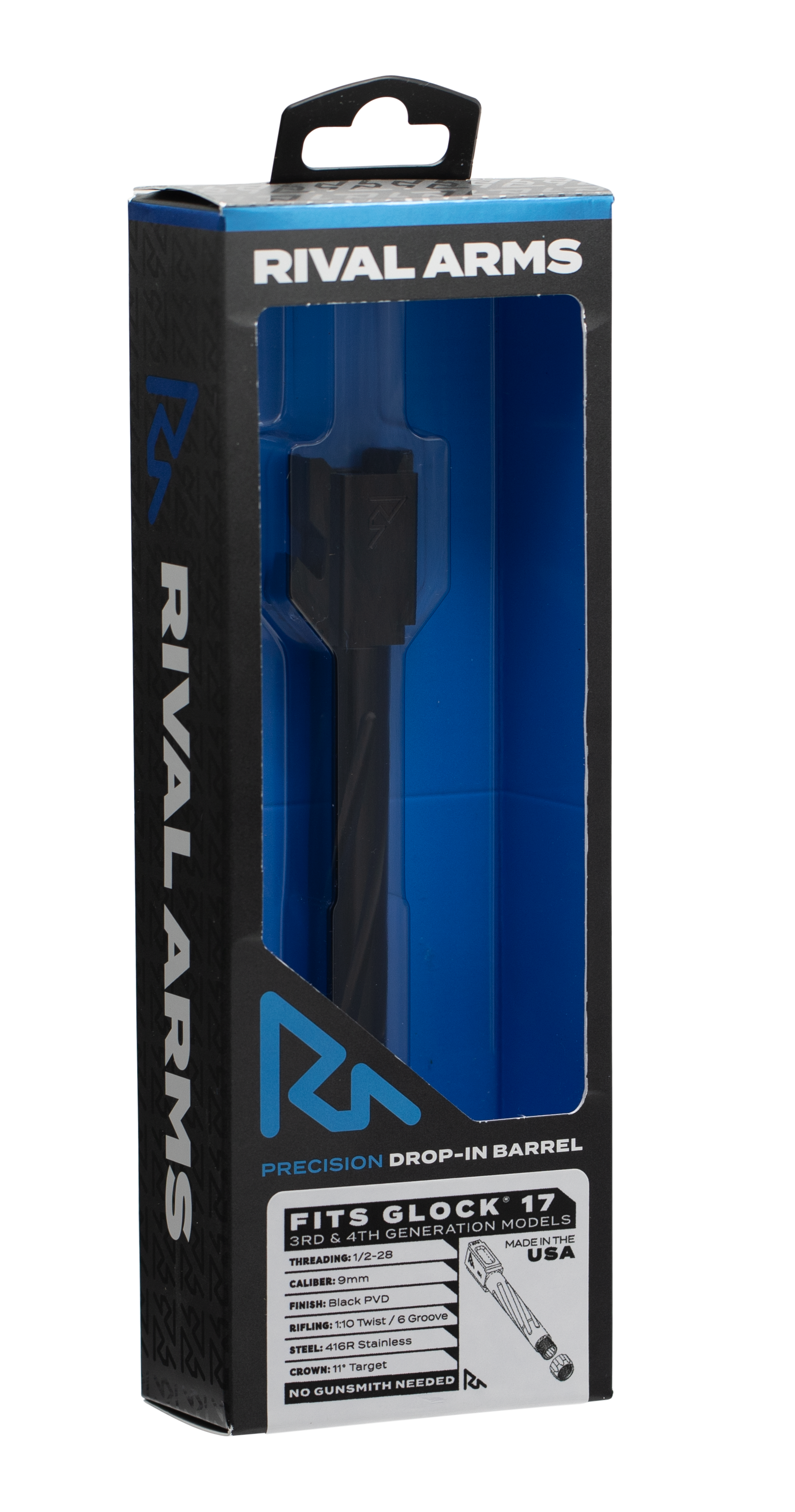 RIVAL RA20G102A BRL GLOCK17 GEN3/4 TWST TD BLK