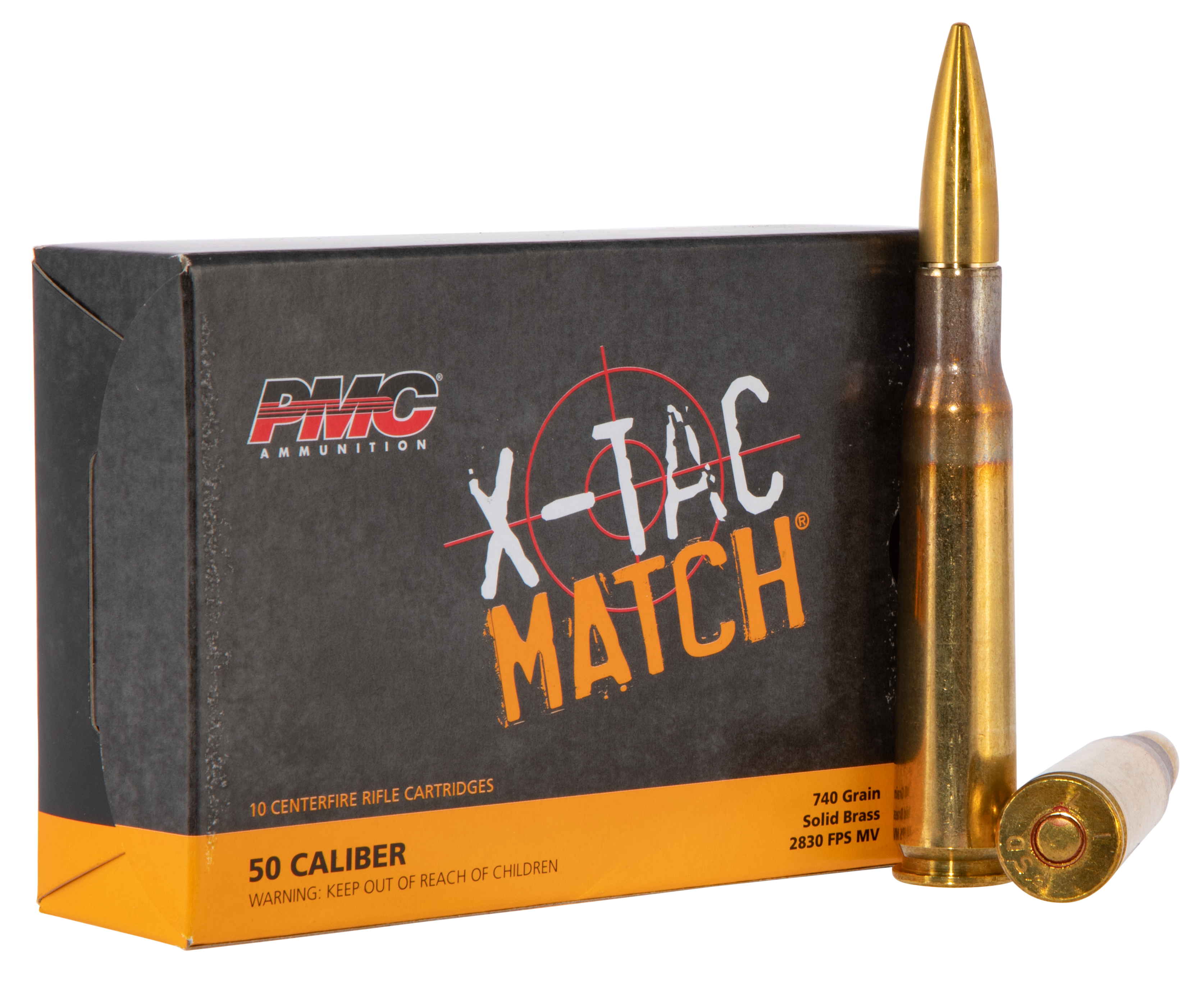PMC 50XM 50 BMG 740 SOLID BRASS 10/20