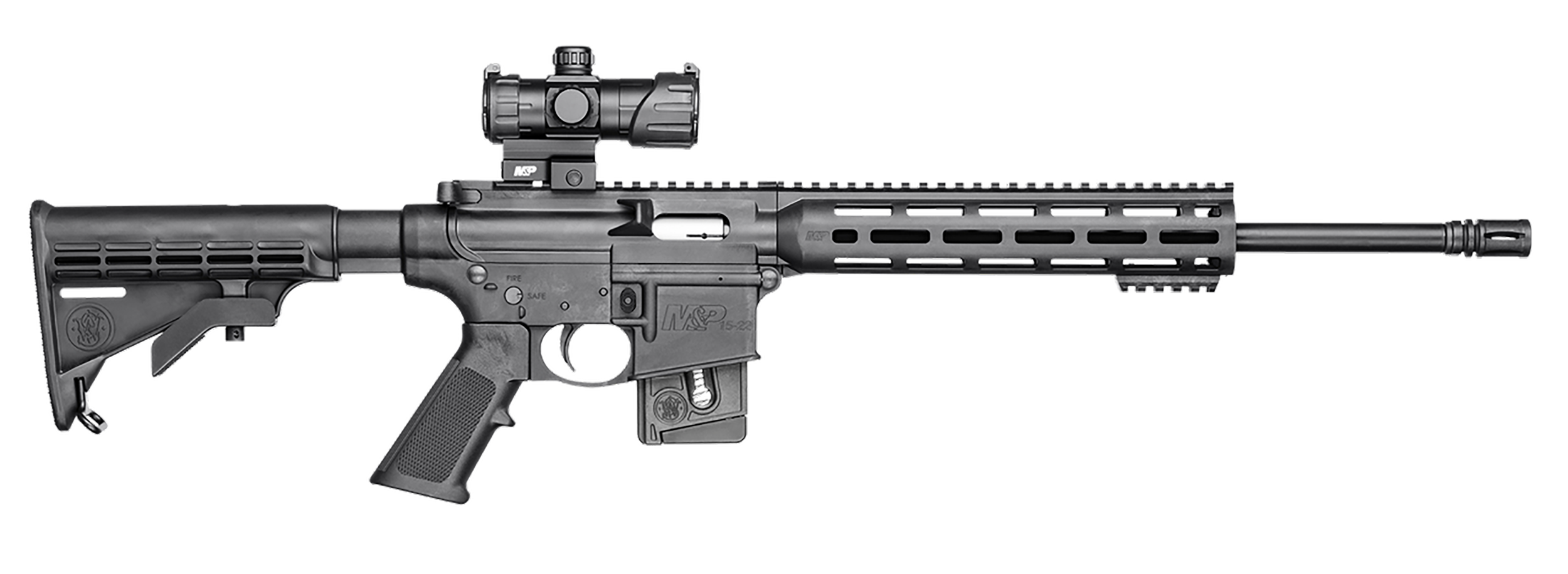 SWL*M&P15 SPTII 12723 22LR RD/GN 16.5 10R BLK