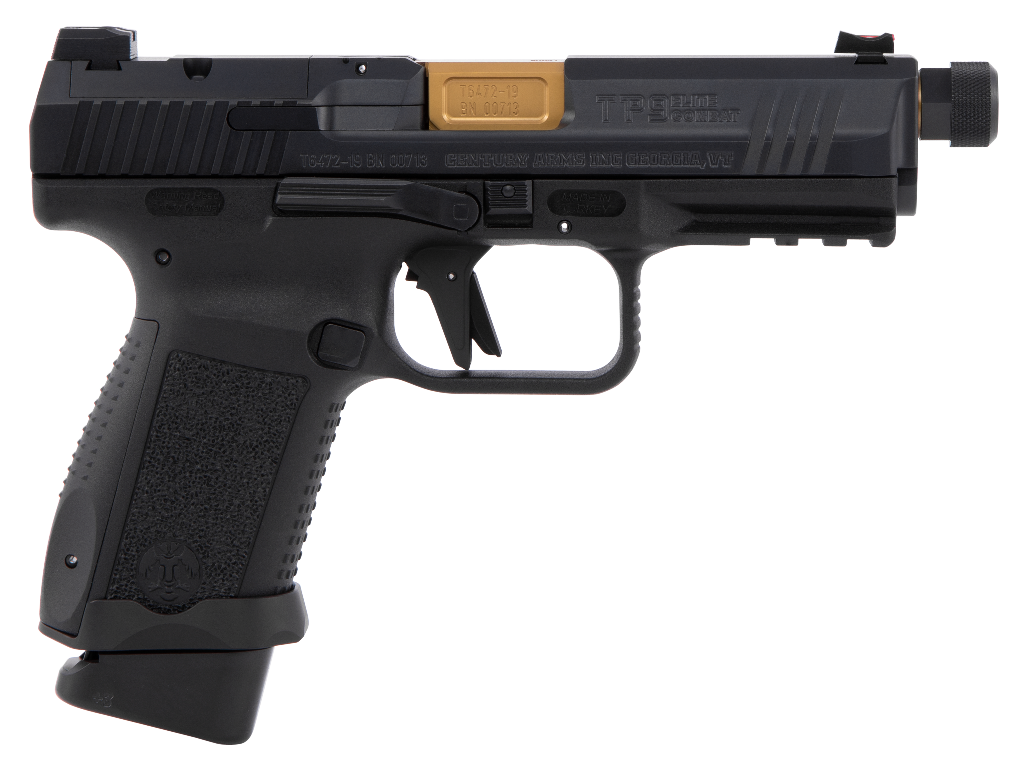 Canik TP9SF Elite Combat Executive Pistol - 9mm 18+1 - Black