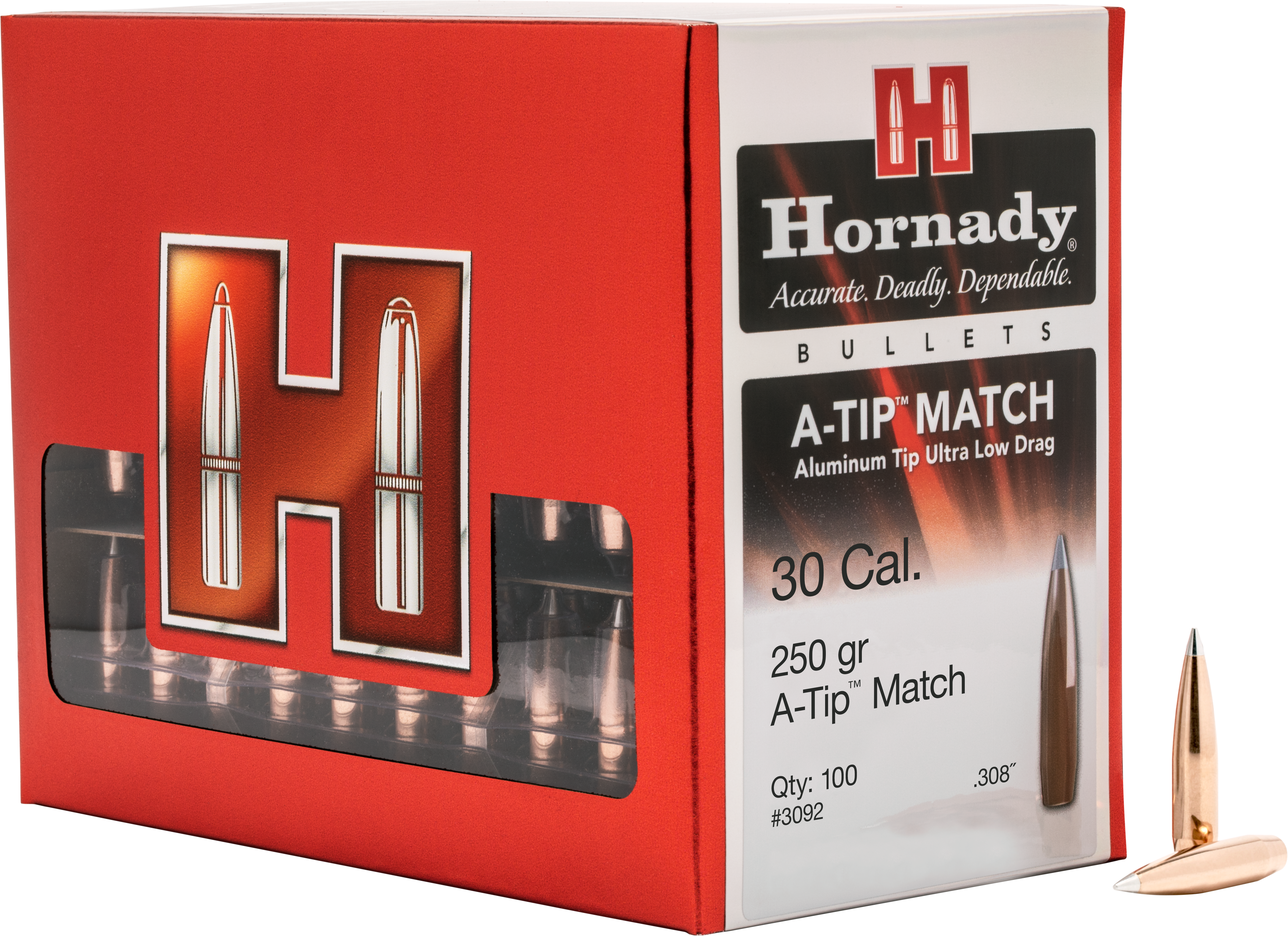 HORN 3092 BULL .308 250 A-TIP MATCH 100/10