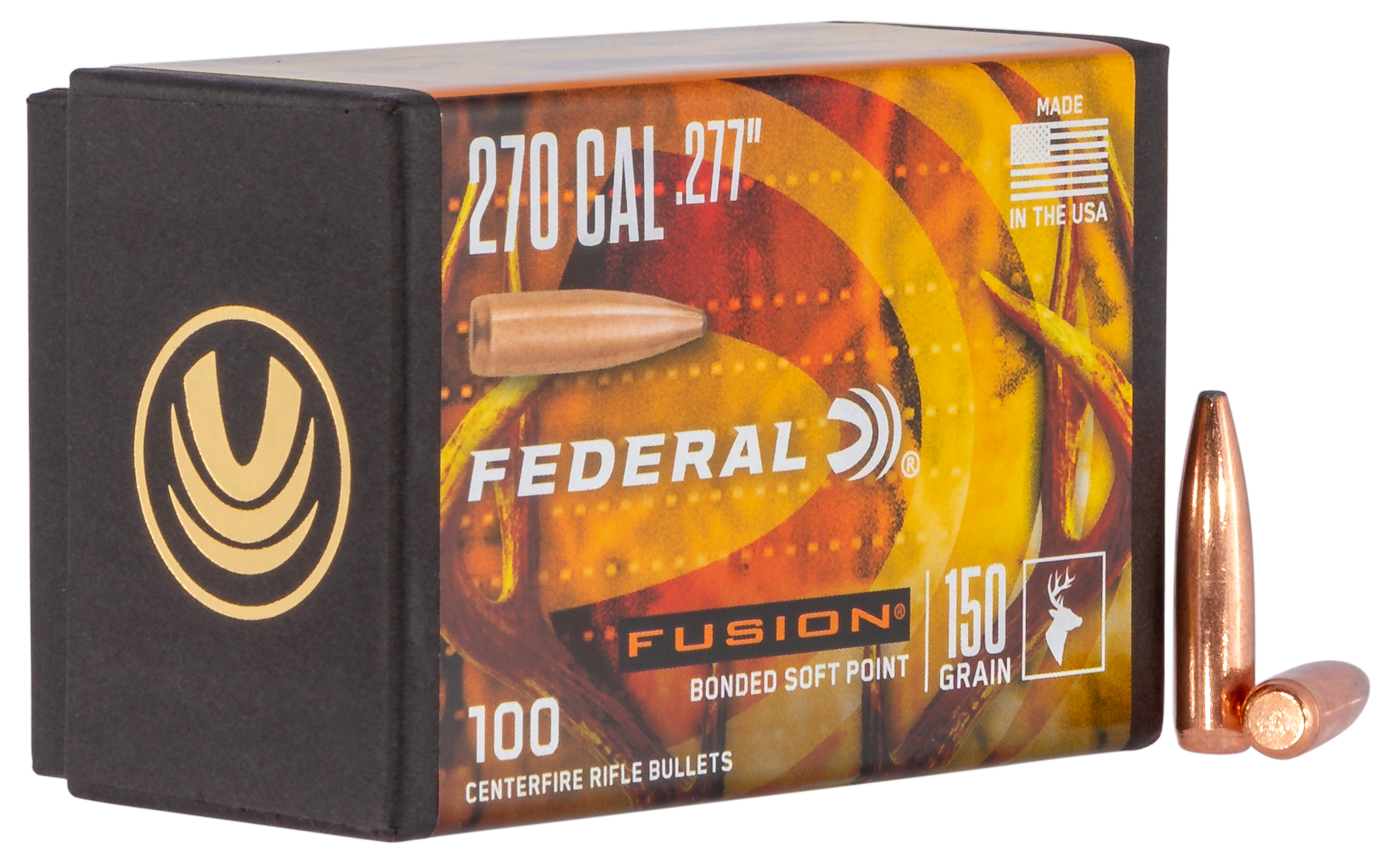 FED FB277F4 BULL .277 150FUS 100/4