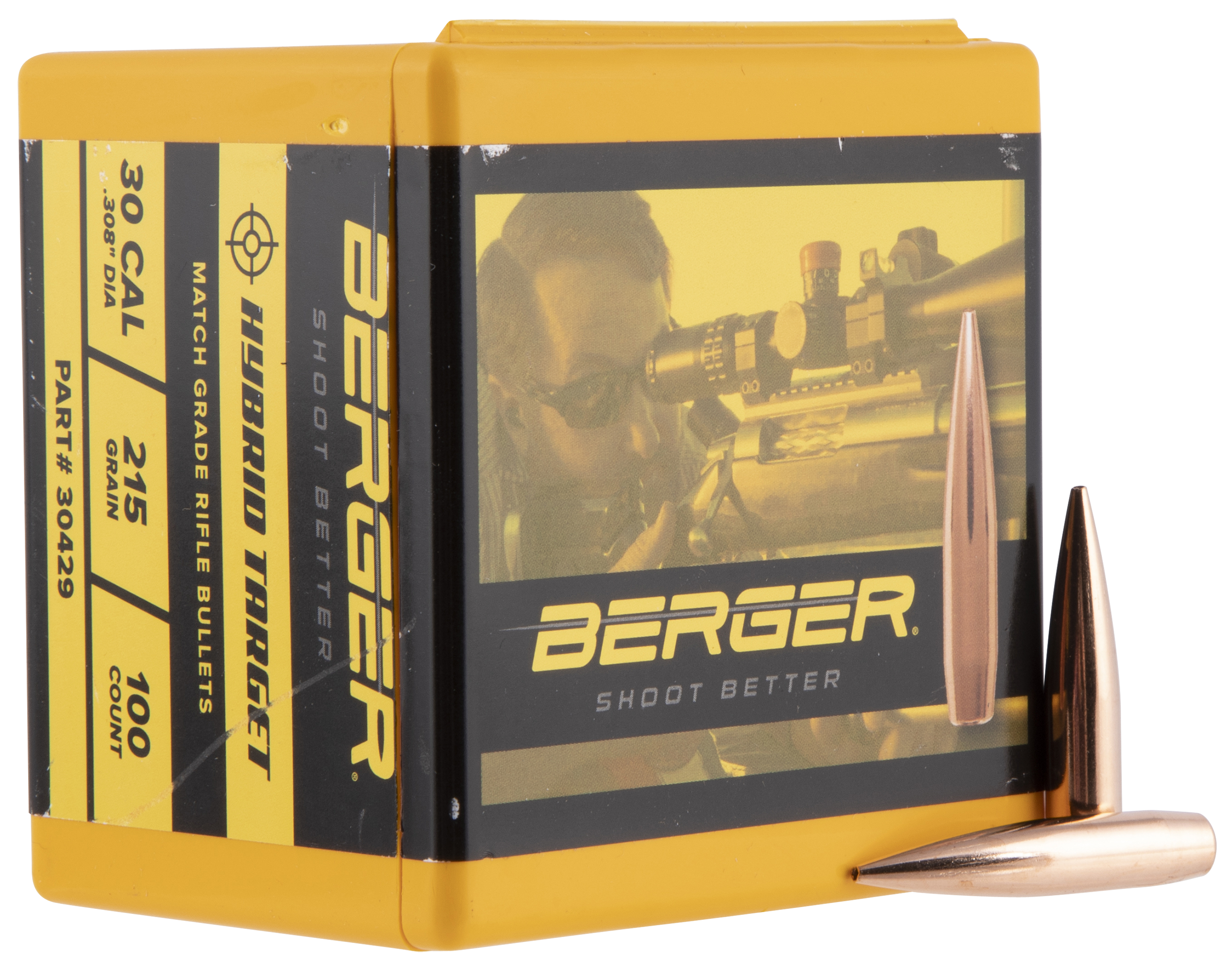 BERG 30429 BULL .308 215G HYB TRGT 100