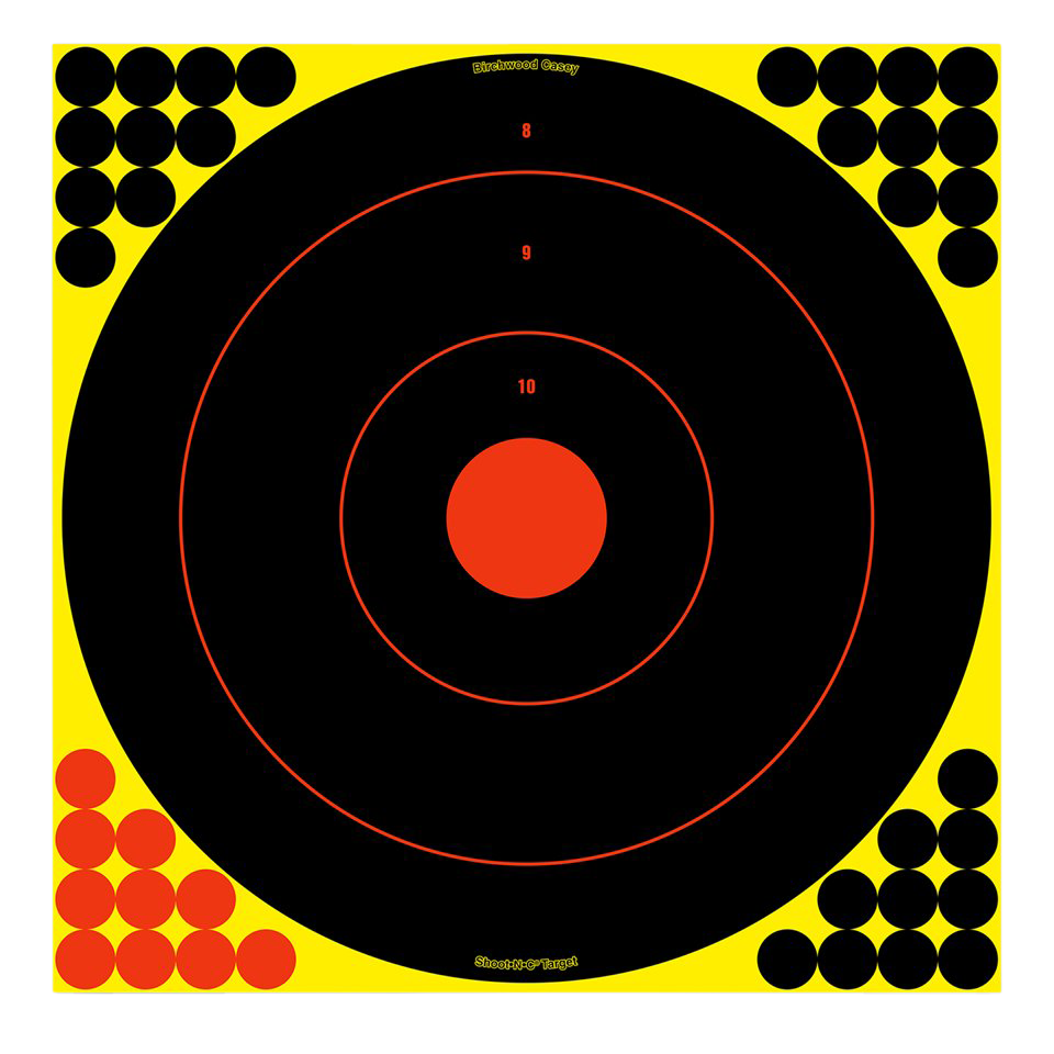 BIR 34186 SHOOT-N-C 17.25" BULLSE 12PK