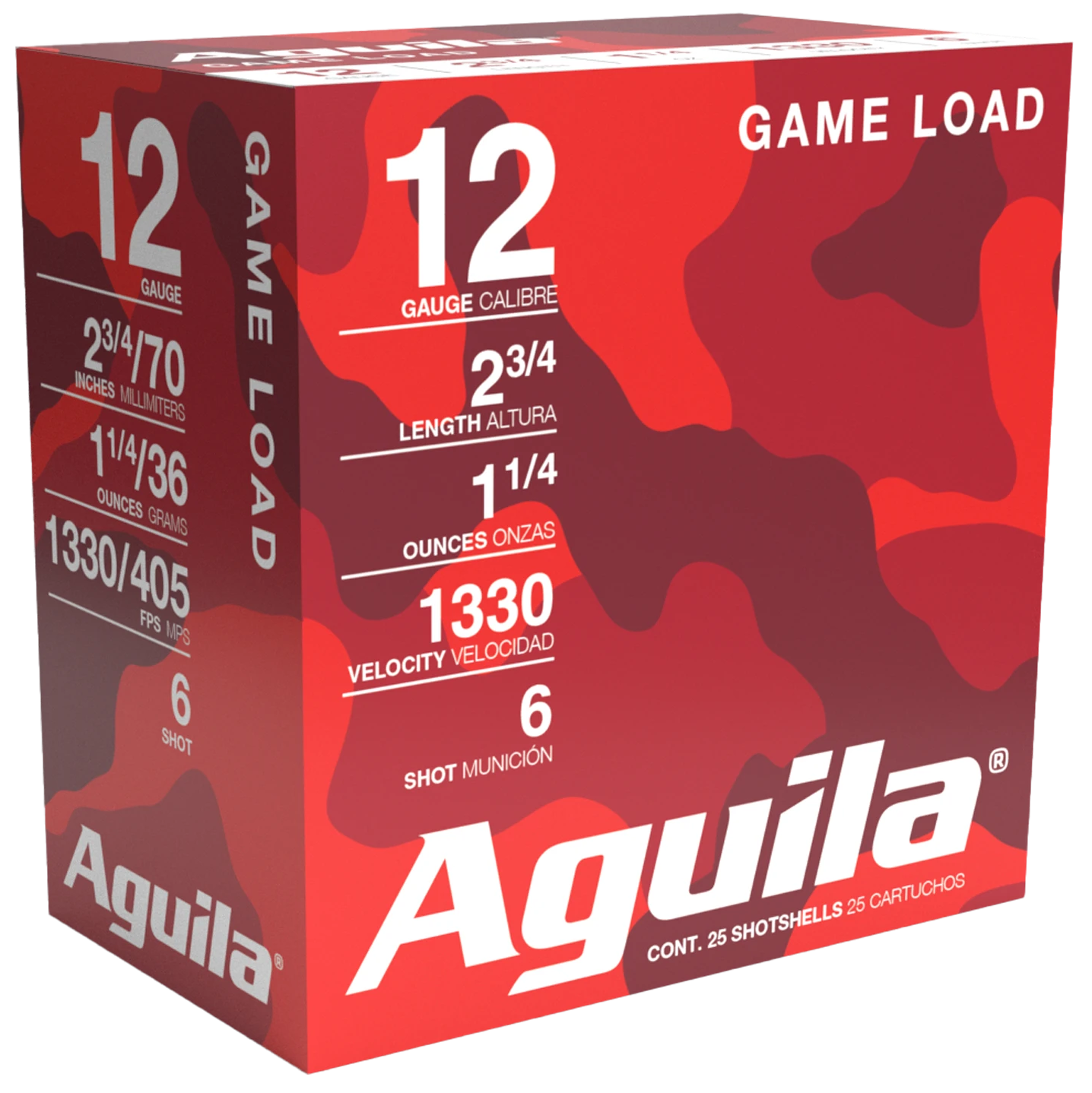 AGUILA 1CHB1206 GAME HV 12G 2.75 #6 1-1/4 25/10