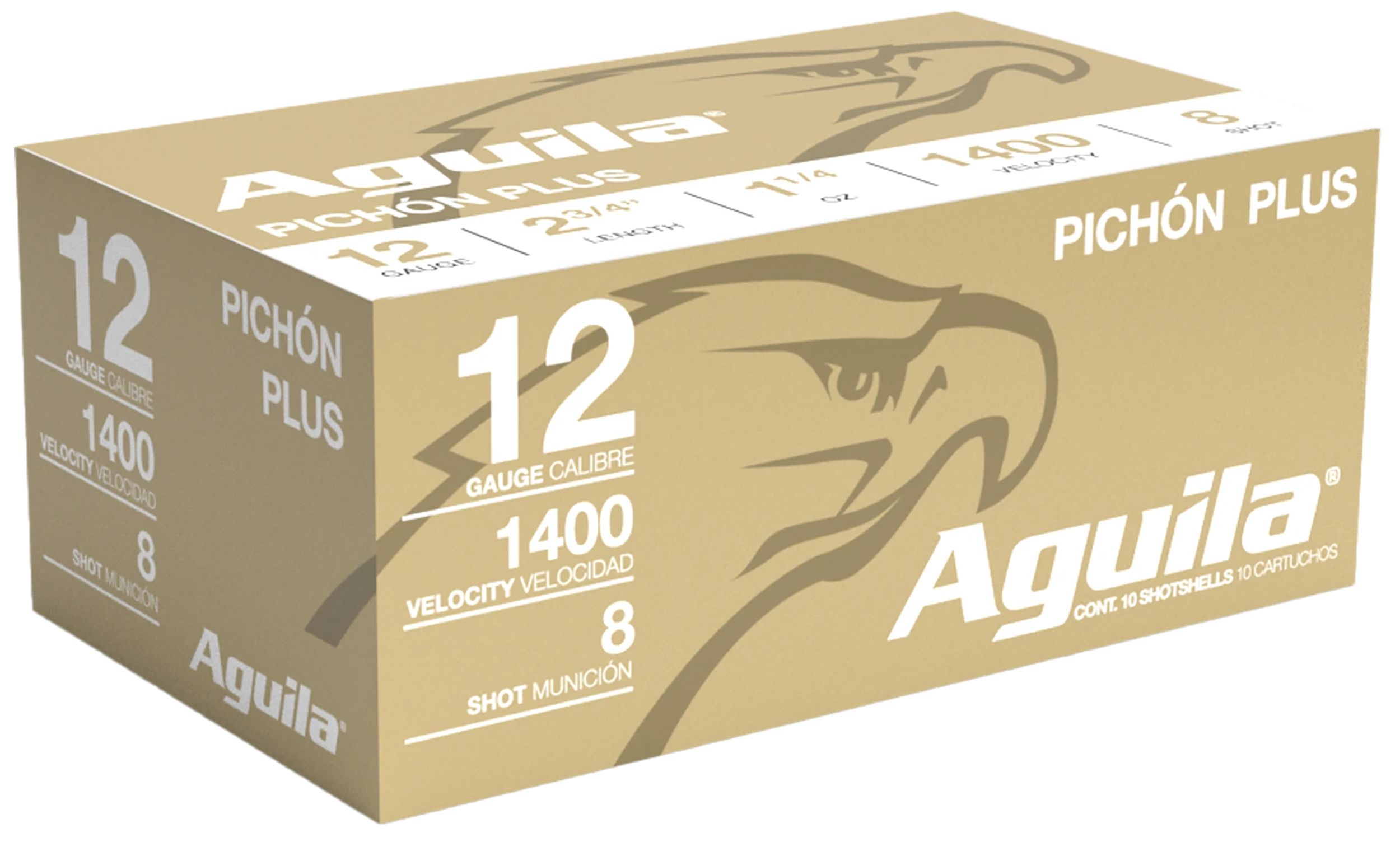 AGUILA 1CHB1296 PICHN P 12G 2.75 8SHT 11/4 10/25