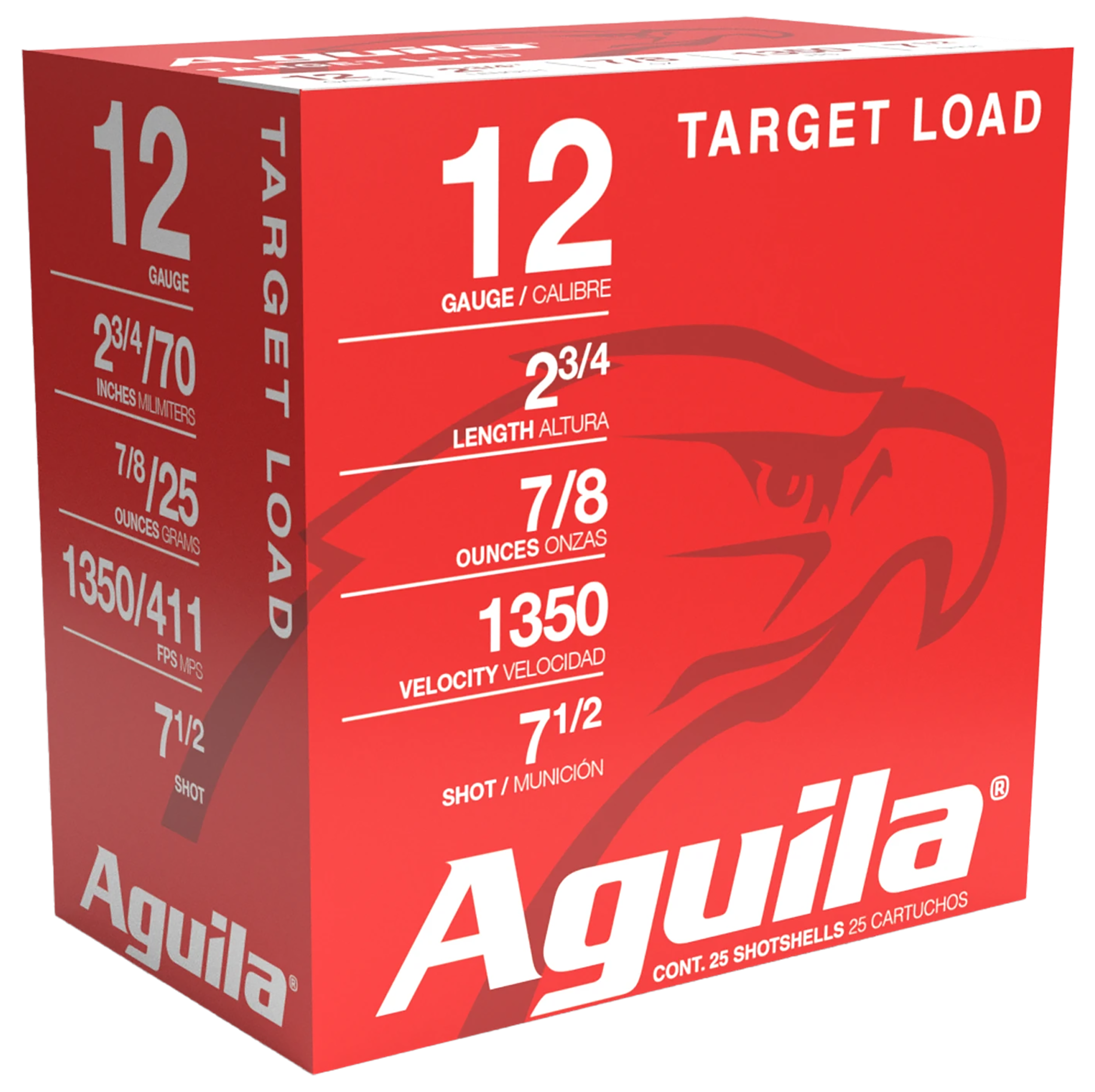 AGUILA 1CHB1250 INT COMP 12G 2.75 #7.5 7/8 25/10