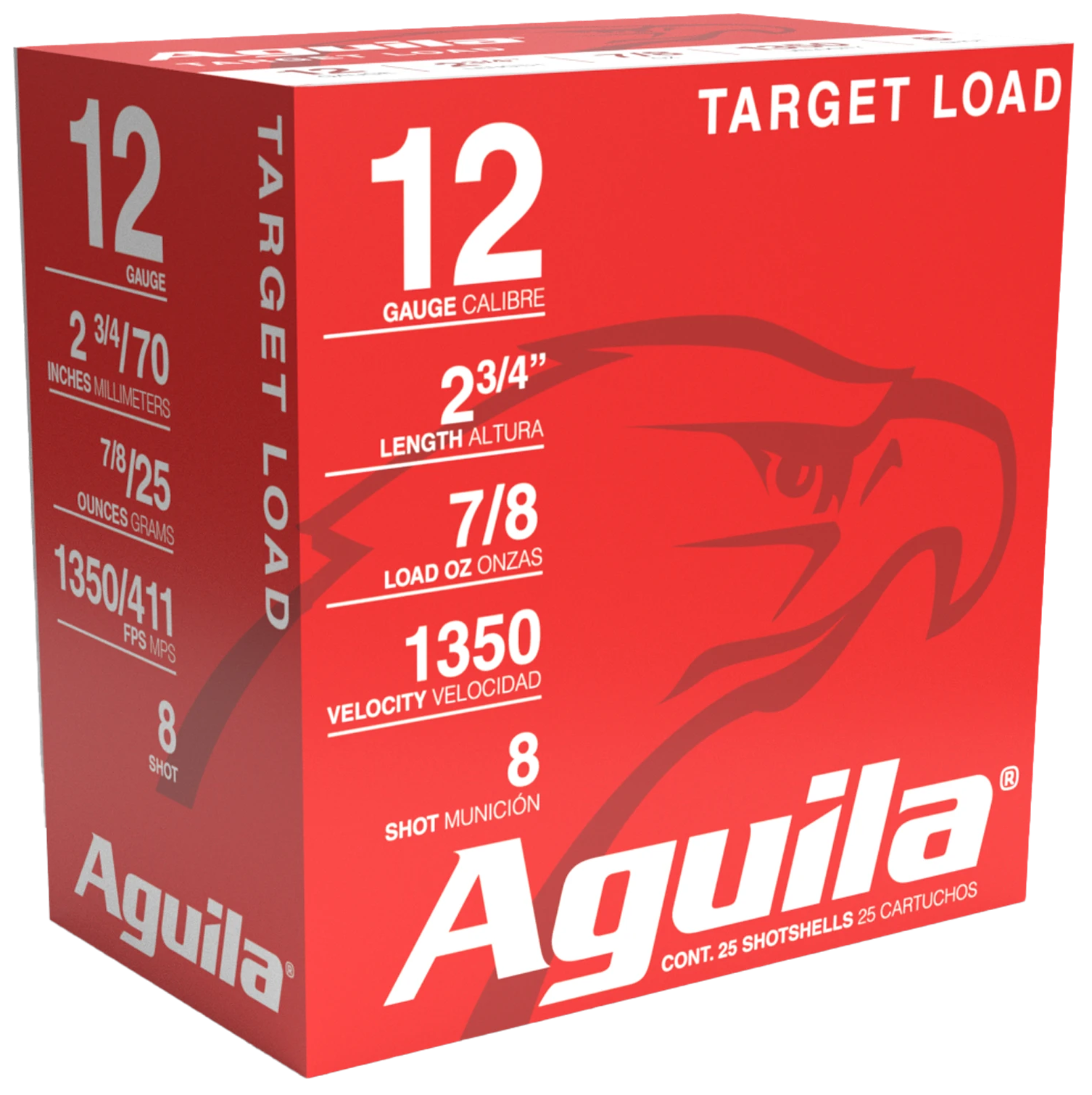 AGUILA 1CHB1252 INT COMP 12G 2.75 #8 7/8 25/10