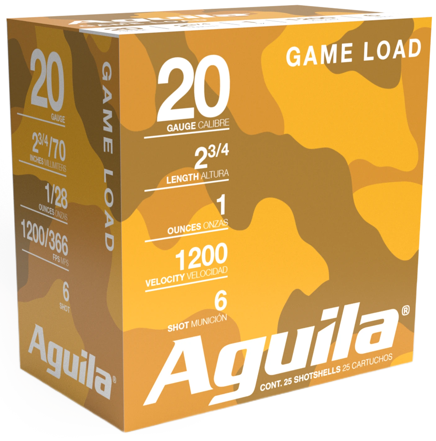 AGUILA 1CHB2006 GAME LD 20G 2.75 #6 1OZ 25/10