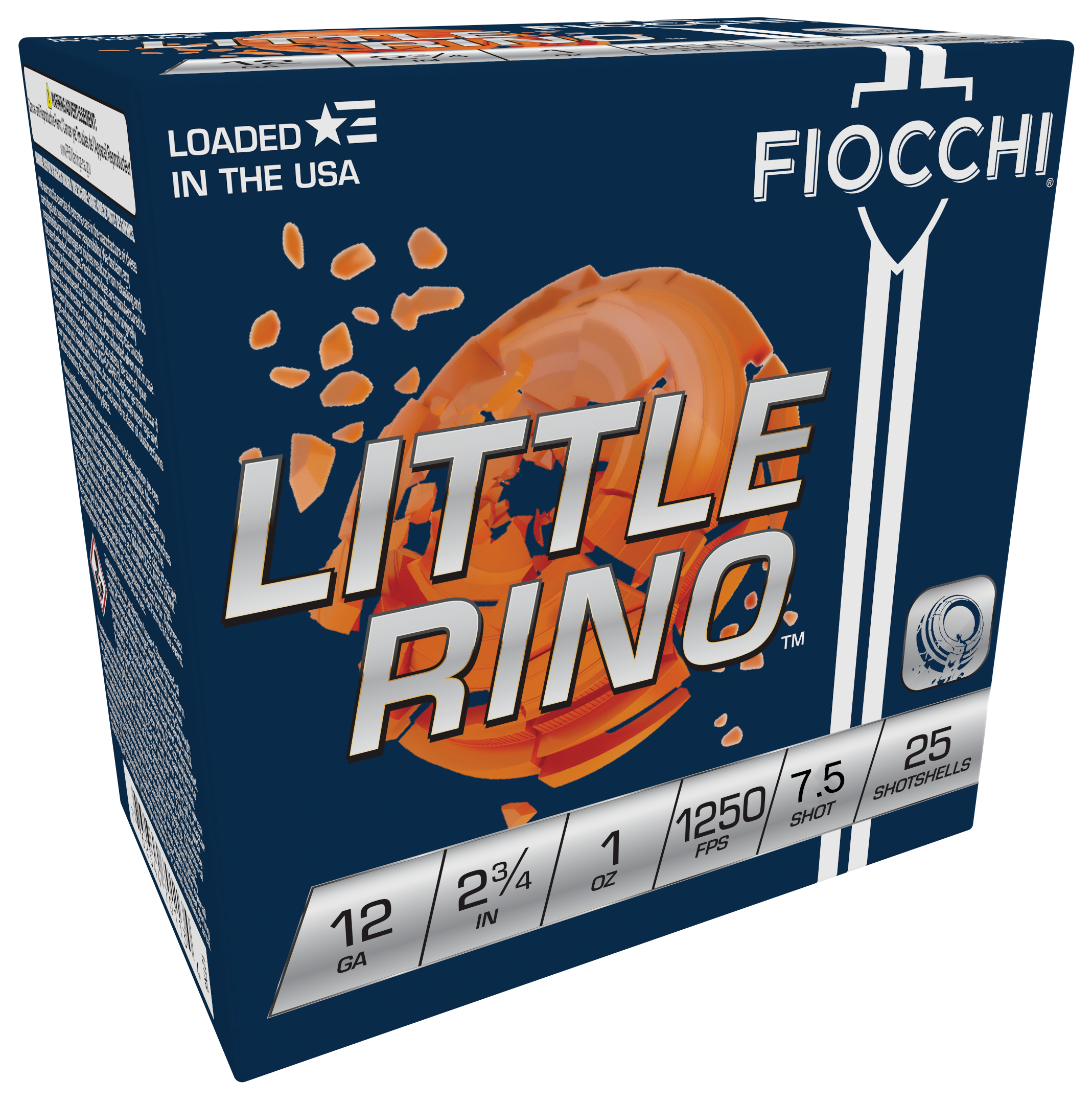 FIO 12TX75 LITTLE RHINO 12 2.75 7SHT 1OZ 25/10