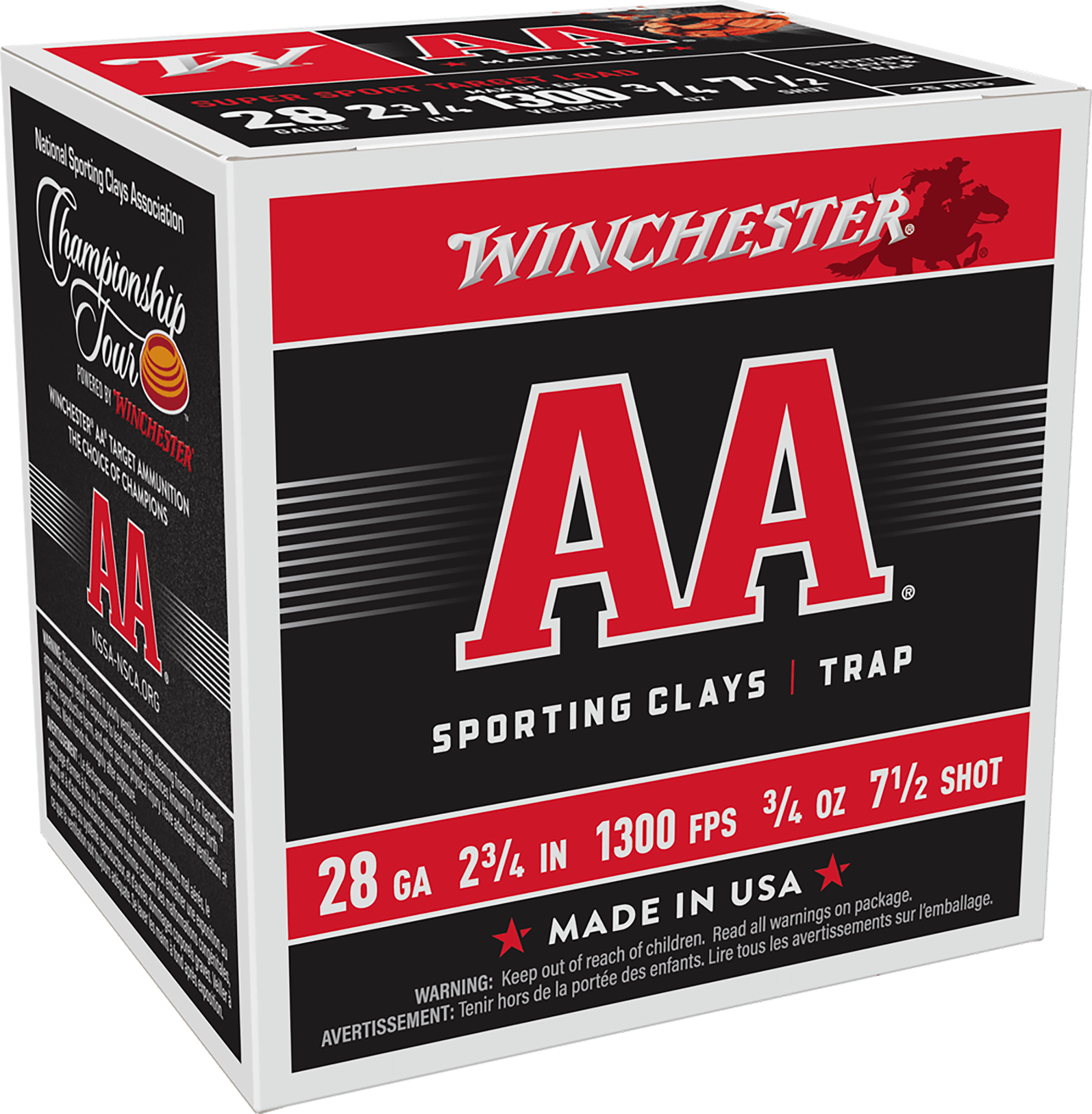 WIN AASC287 AA SPT CLY 28 2.75 7.5 3/4 25/10