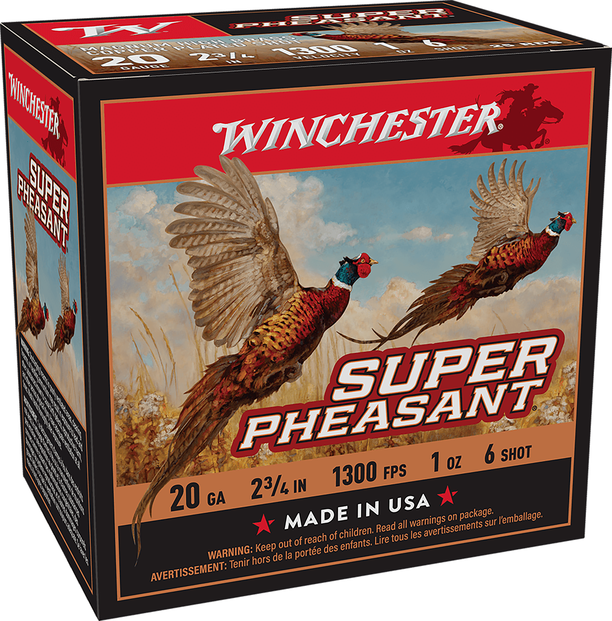 WIN X20PH6 SUP PHSNT 20 2.75 6SH 1OZ 25/10