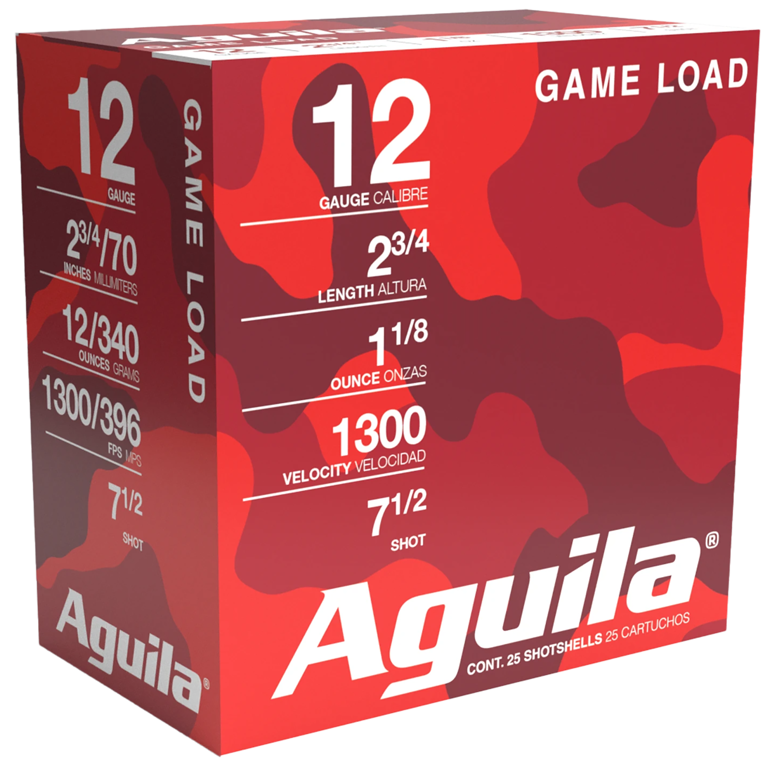 AGUILA 1CHB1327 GAME LD 12G 2.75 #7 1OZ 25/10