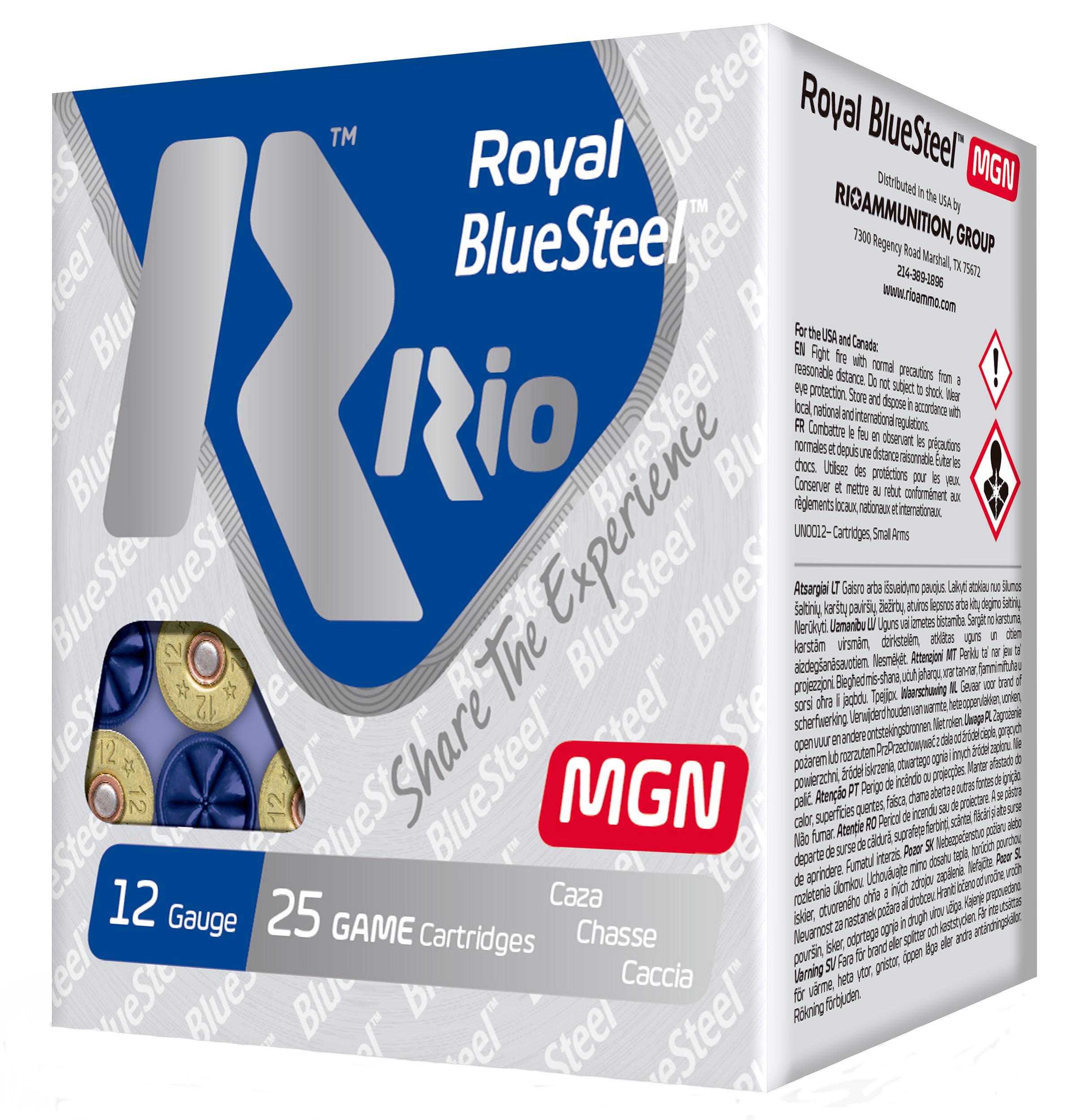 RIO RBSM362 ROY BLUSTL 12 3IN 2 STL 11/4 25/10