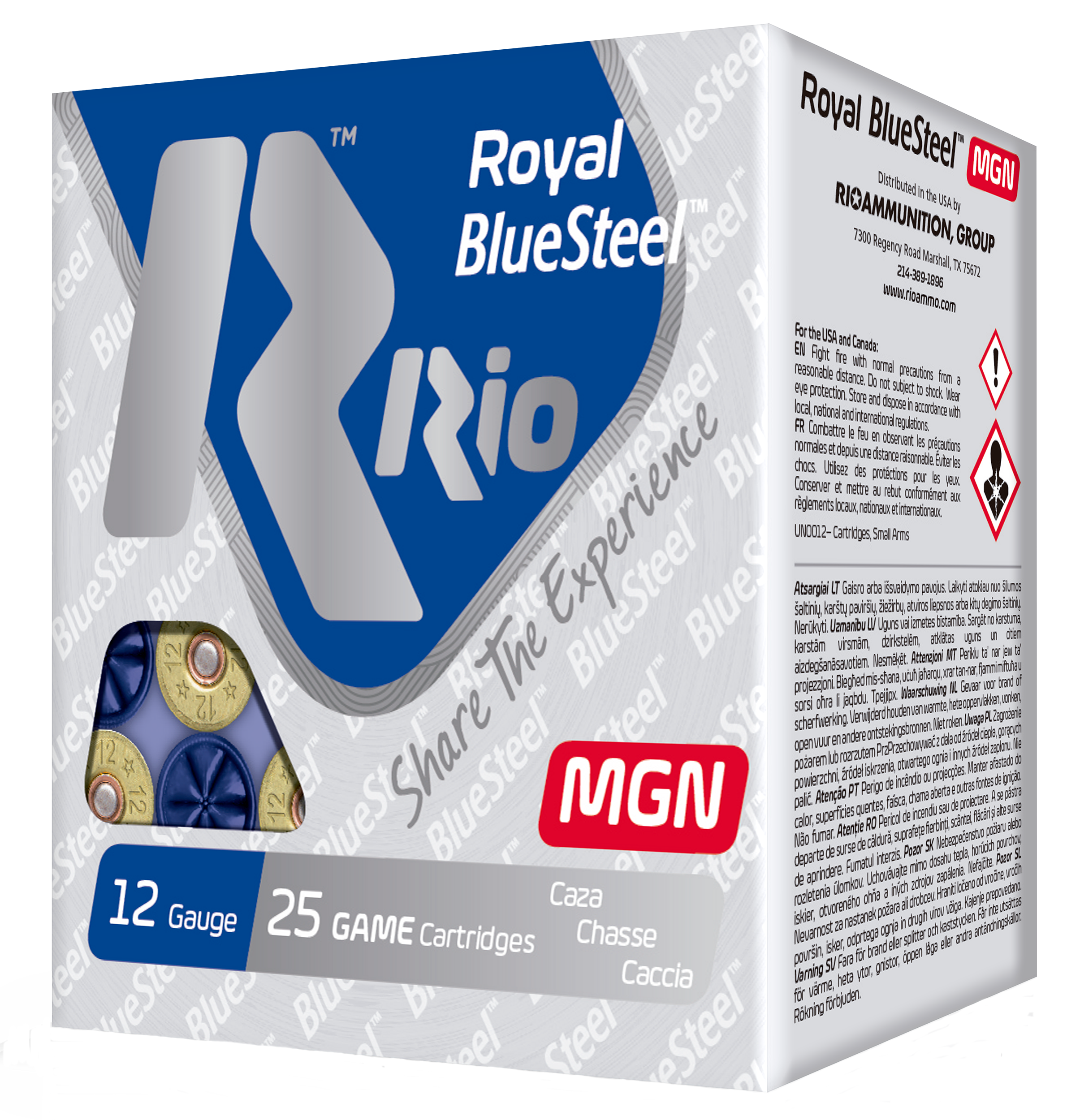 RIO RBSM364 ROY BLUSTL 12 3IN 4 STL 11/4 25/10
