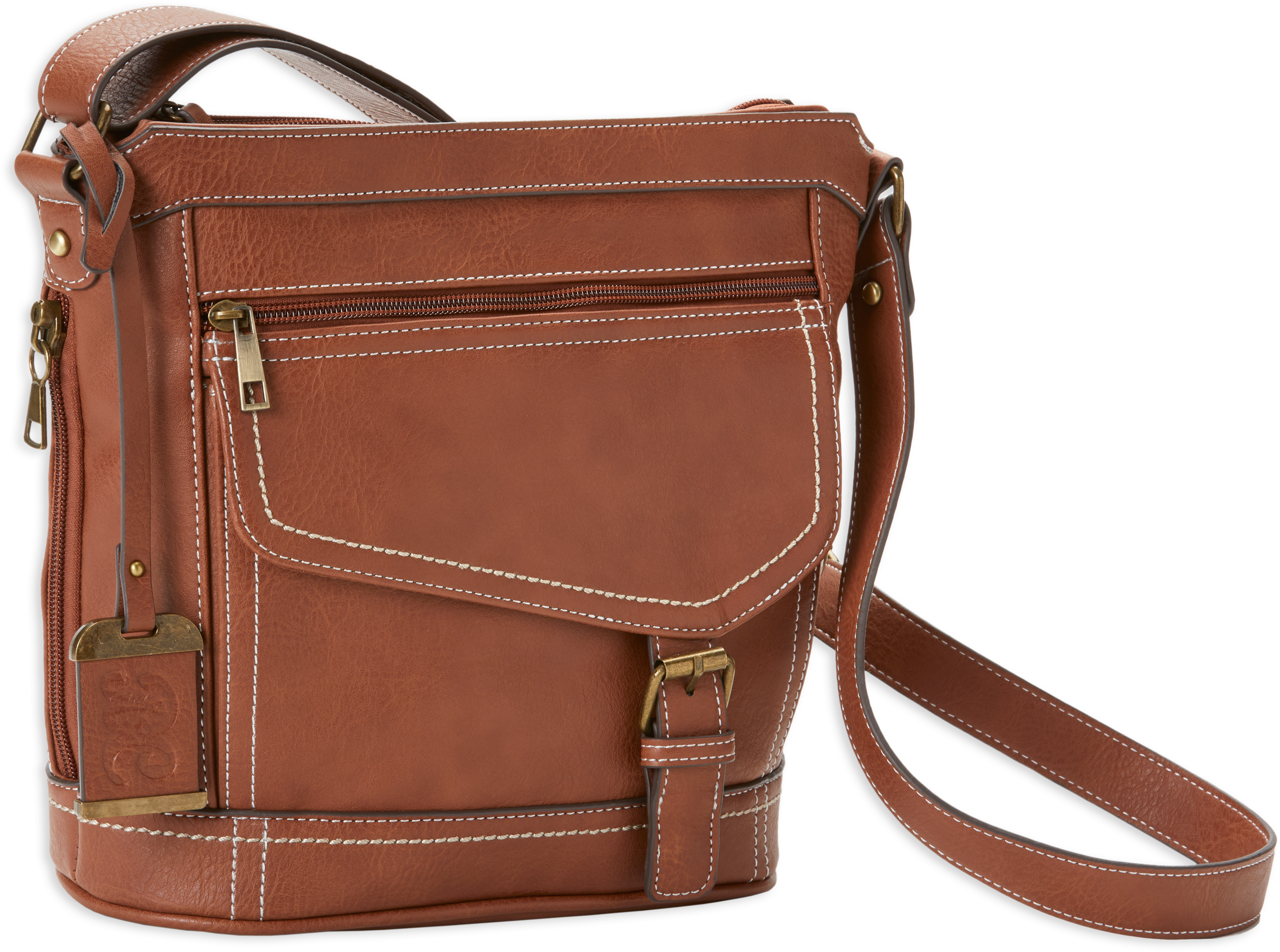 BDOG BDP-045 BUCKET STYLE PURSE SADDLE