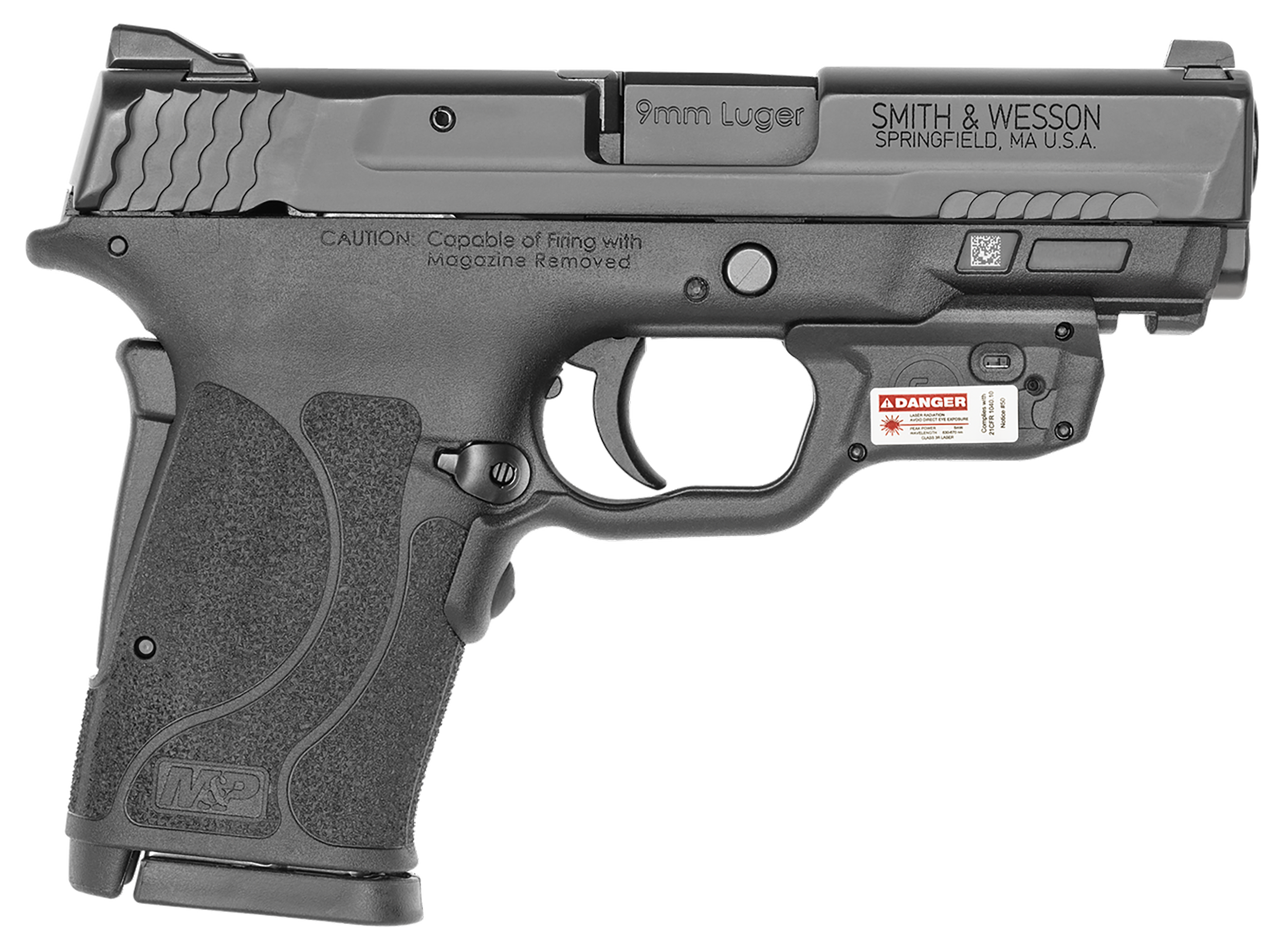 S&W*M&P9SHLD 12439 9M 2.0 EZ NTS CT 3.6 8R BLK