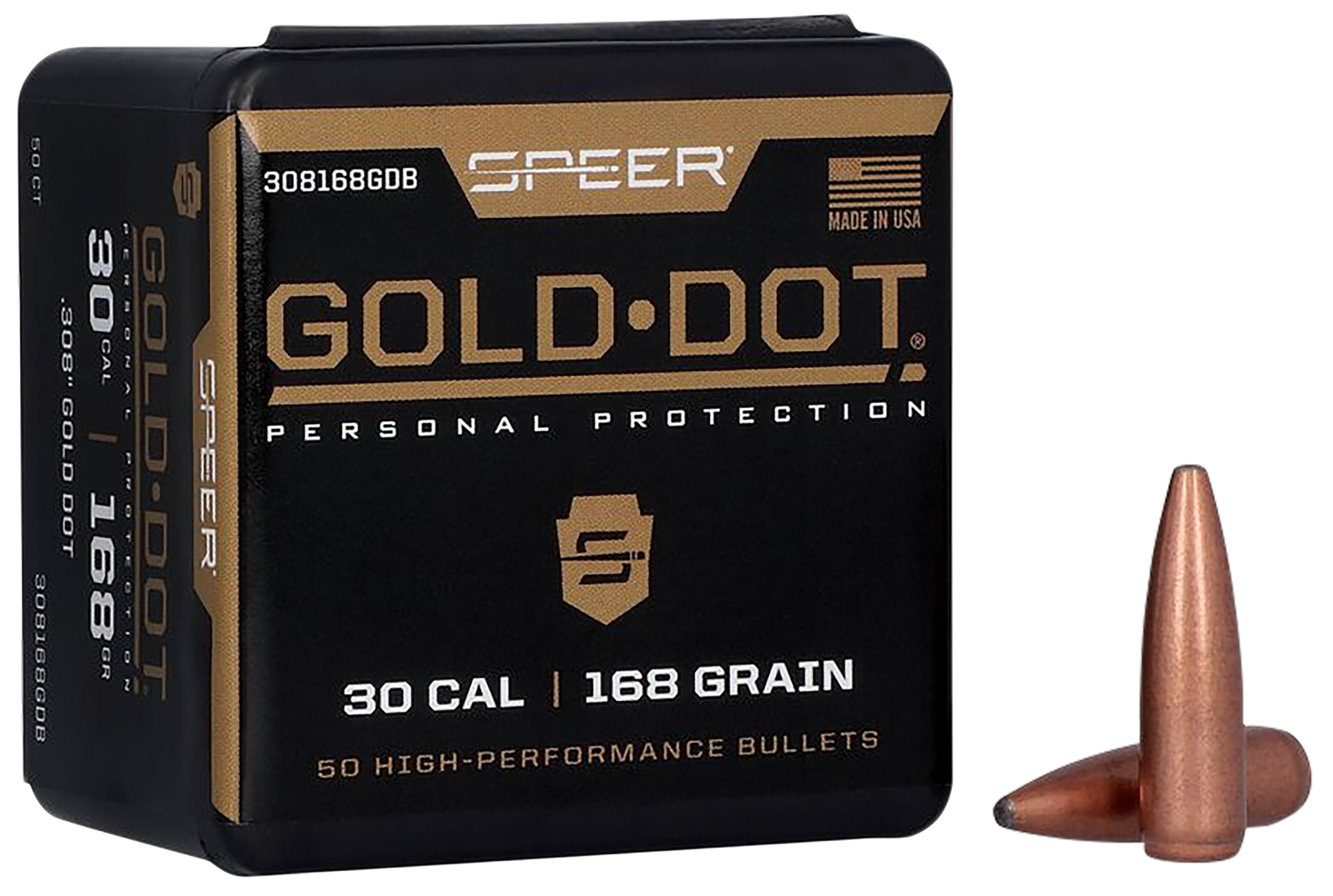 SPEER 308168GDB BULL .308 168 GOLDDOT 50/20