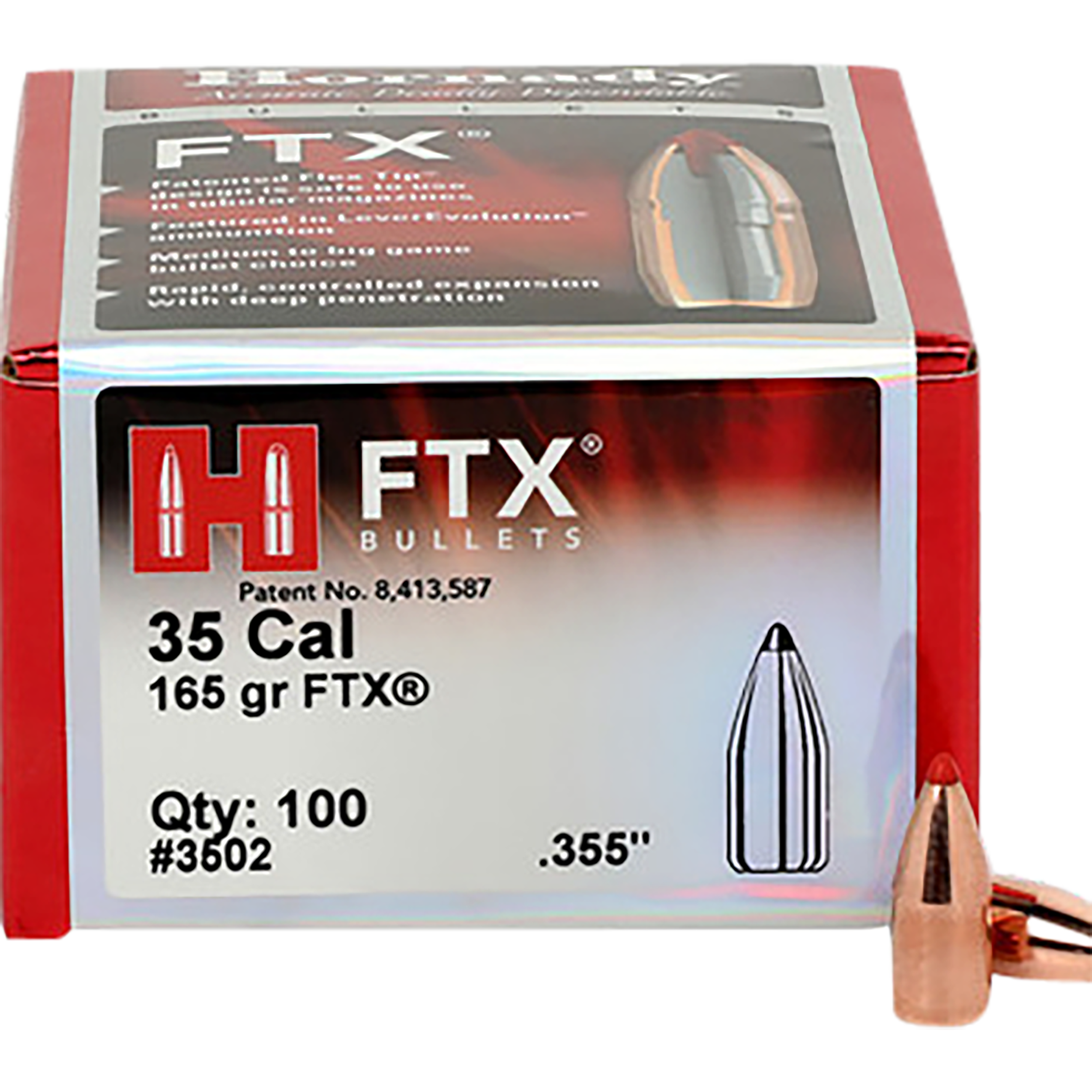 HORN 3502 BULL .355 165 FTX 100/15