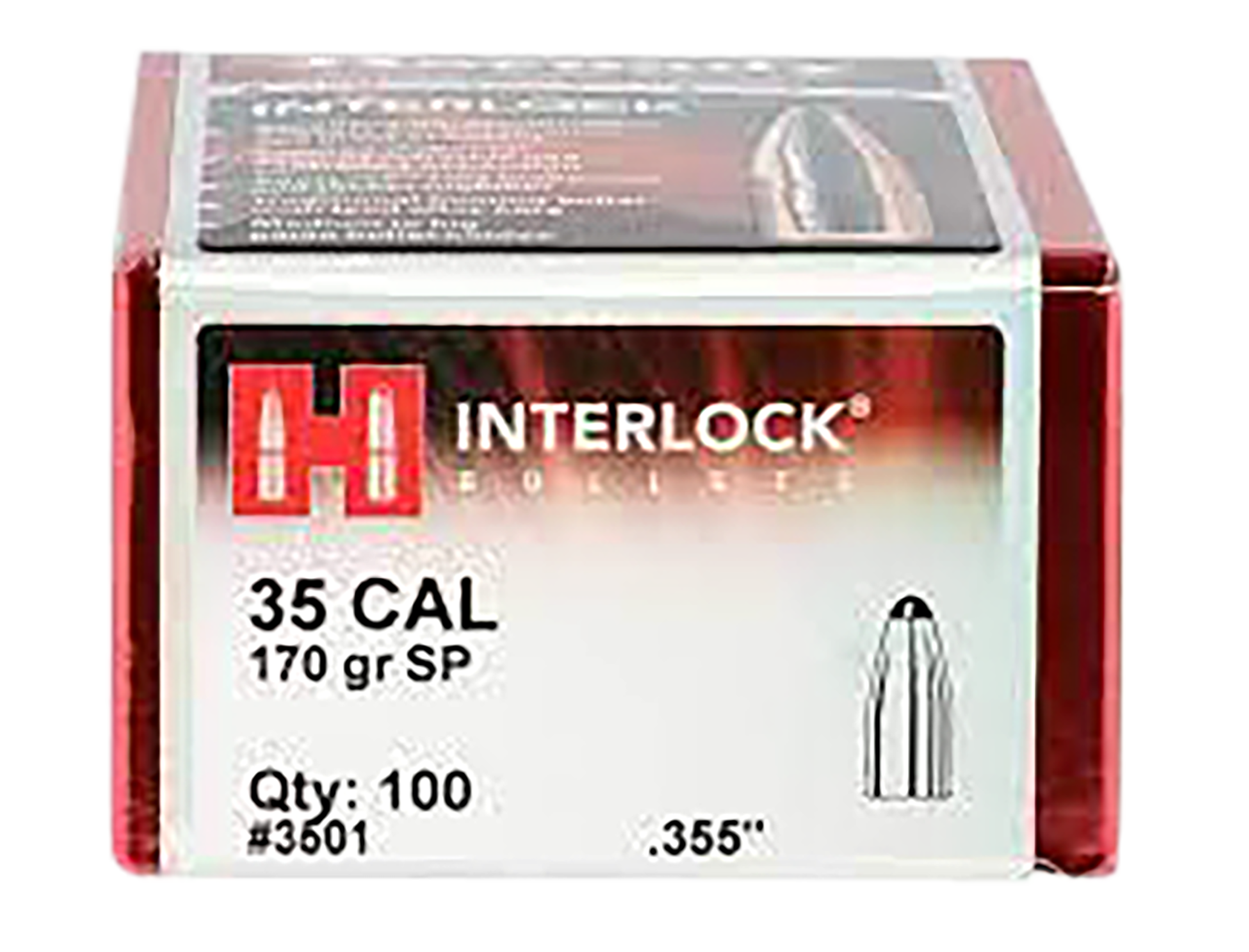 HORN 3501 BULL .355 170 SP INTERLOCK 100/15
