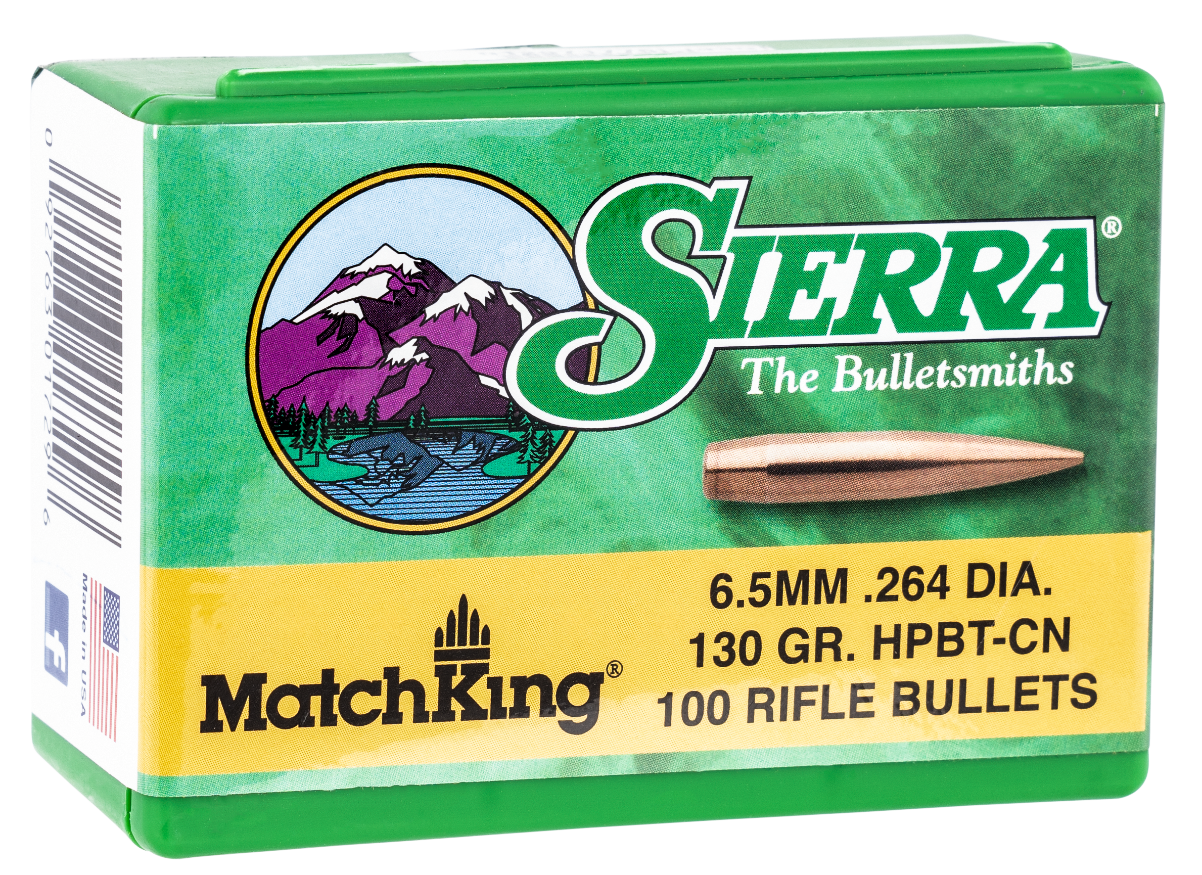 SIERRA 1729 .264 130 MATCH KING 100