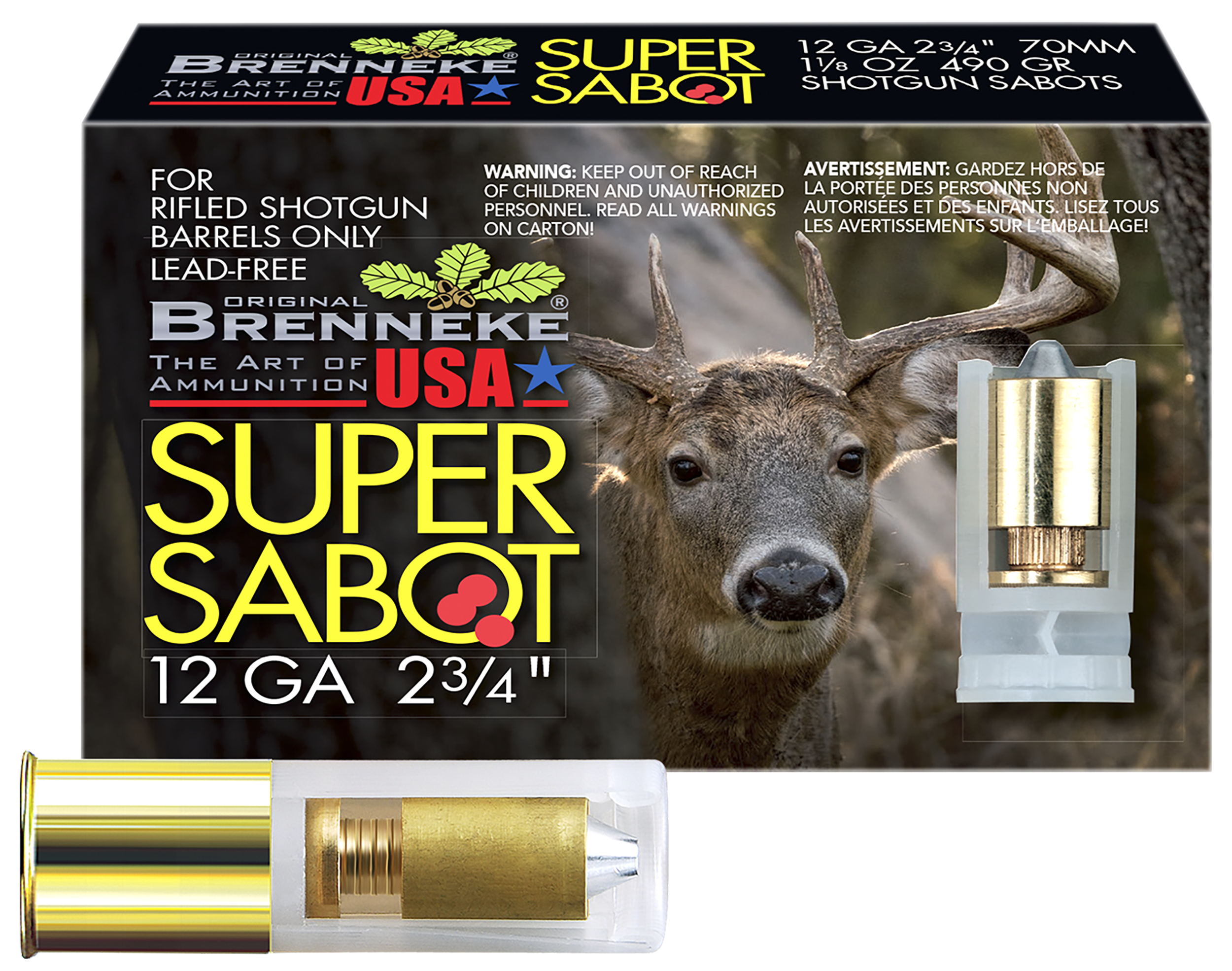 BR SL122SUS SUPERSABOT 12 2.75 SLUG 11/8 5/50