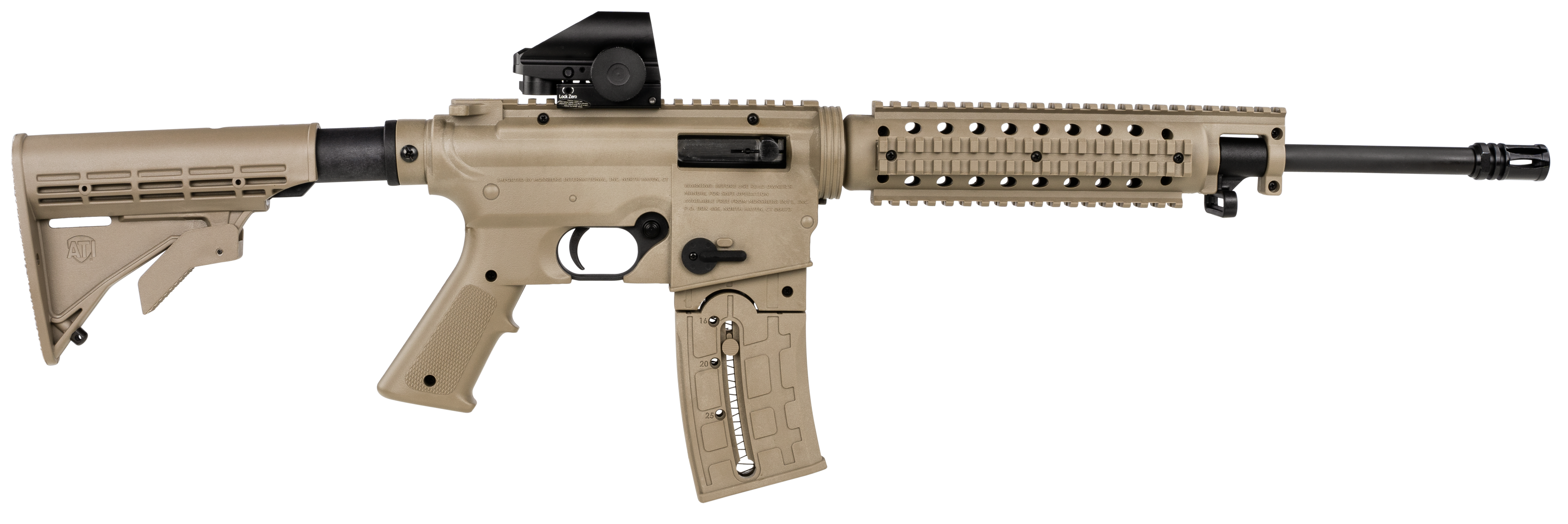 MOSS 37240 715 FTOP 22 ADJ STOCK 25RD GRNDOT FDE
