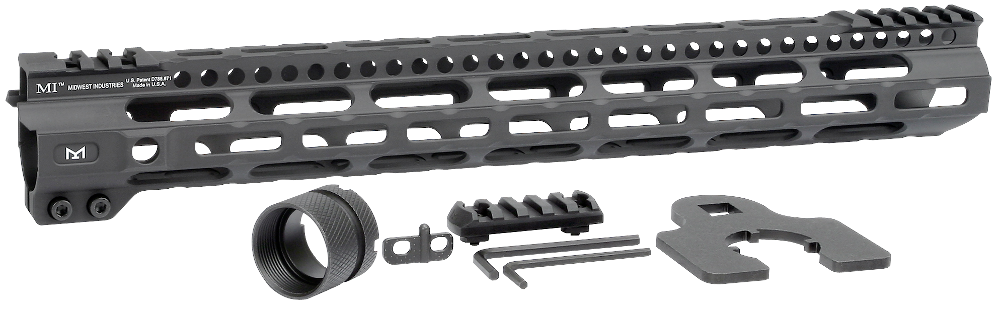 MIDWEST MI-CRLW15 COMBAT LGWT MLOK RL 15IN
