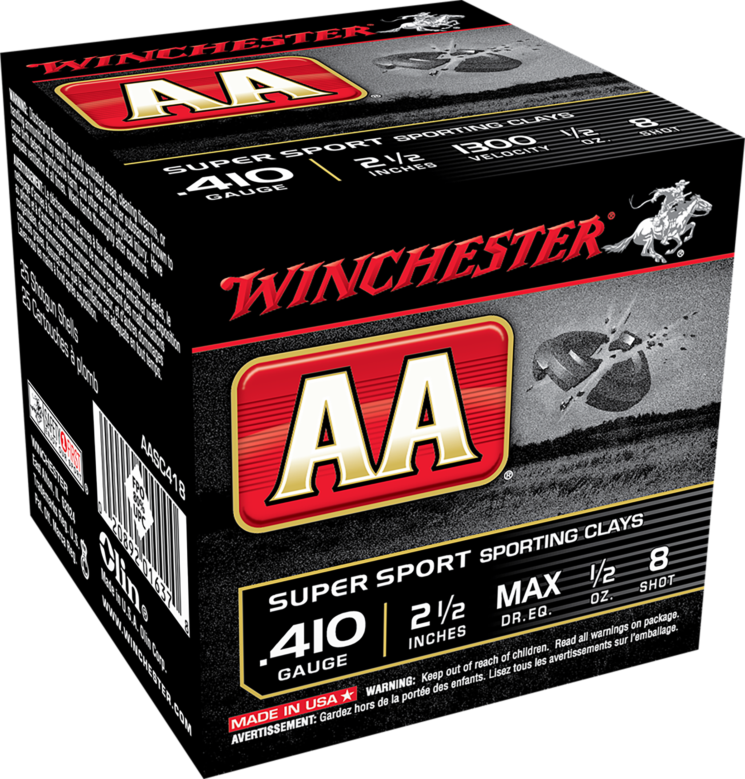 WIN AASC418VP AA SPT CLY 410 2.5 8 1/2 100/5