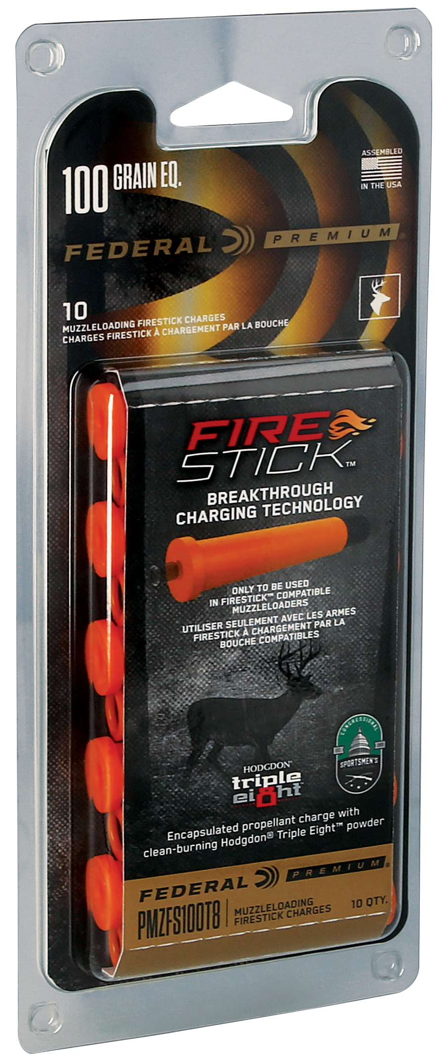FED PMZFS100T8 FIRESTCK 100 *TRAD NITRO ONLY 10/10