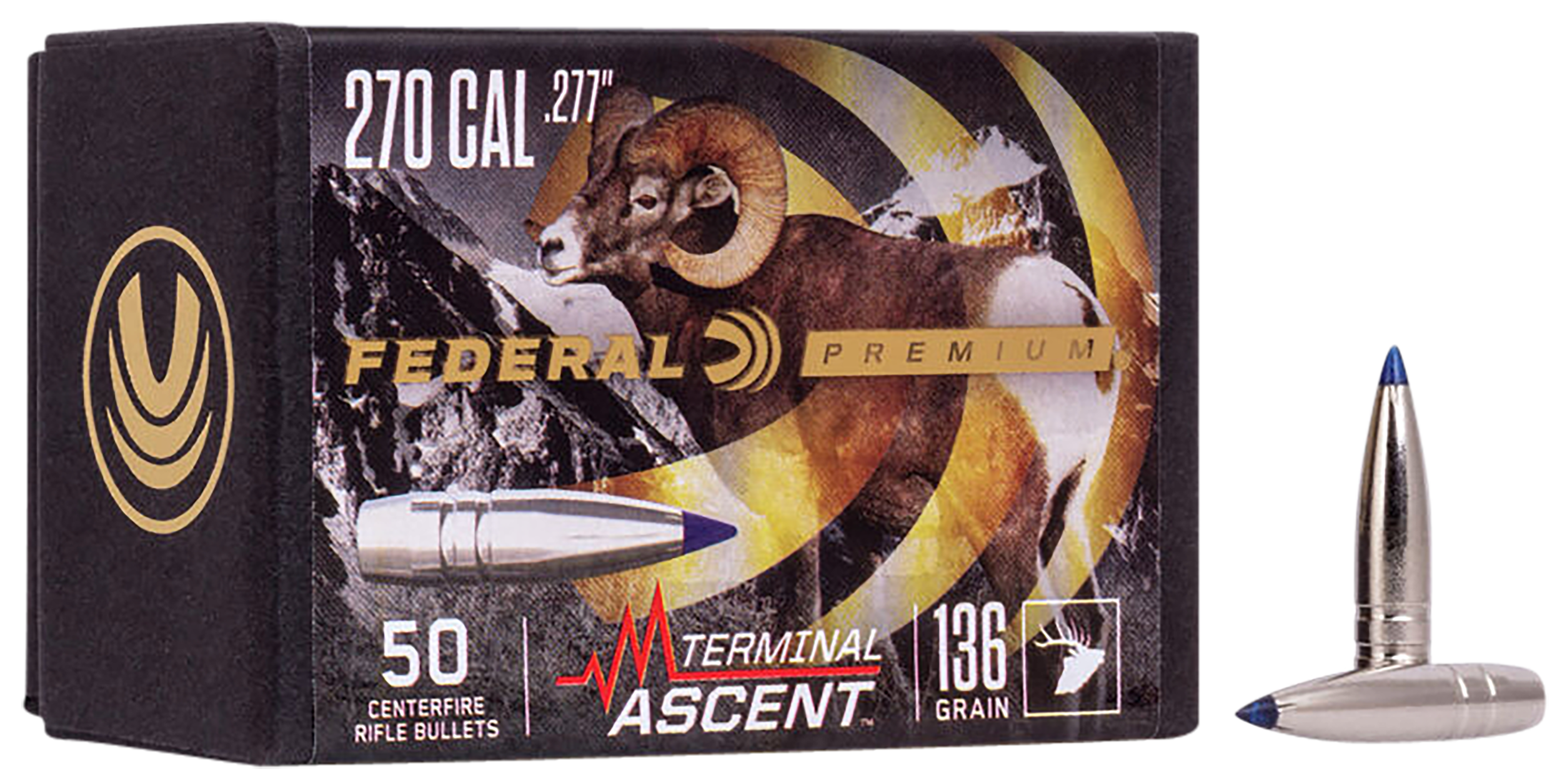FED PB277TA1 BULL .277 136TERMASC 50/4