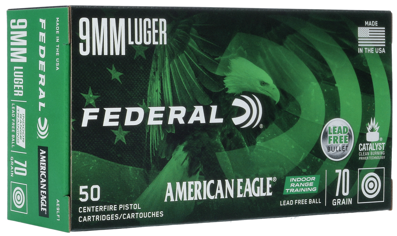 FED AE9LF1 9MM 70 LDFR BALL 50/10