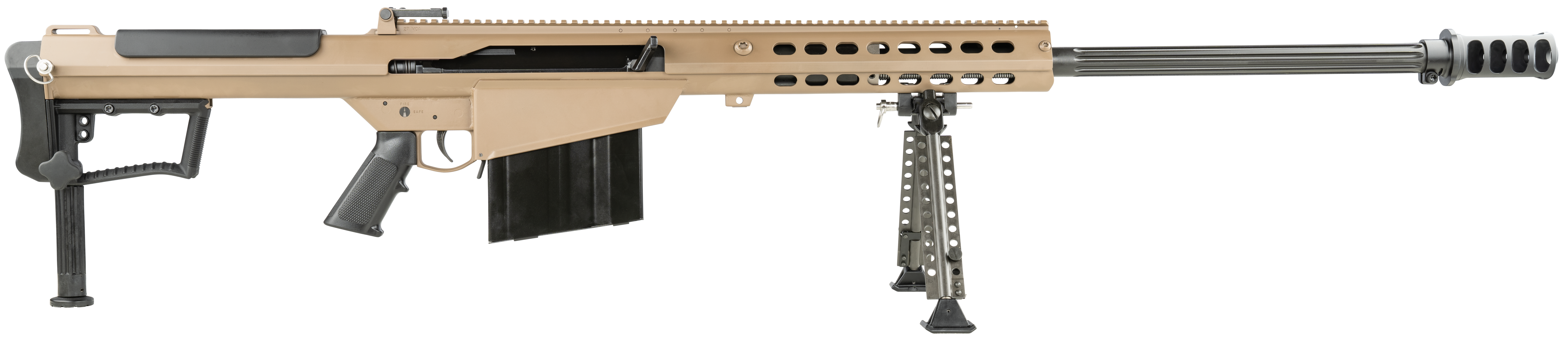 BARR 18065 M107A1 FLUTED 50BMG 29 10R FDE
