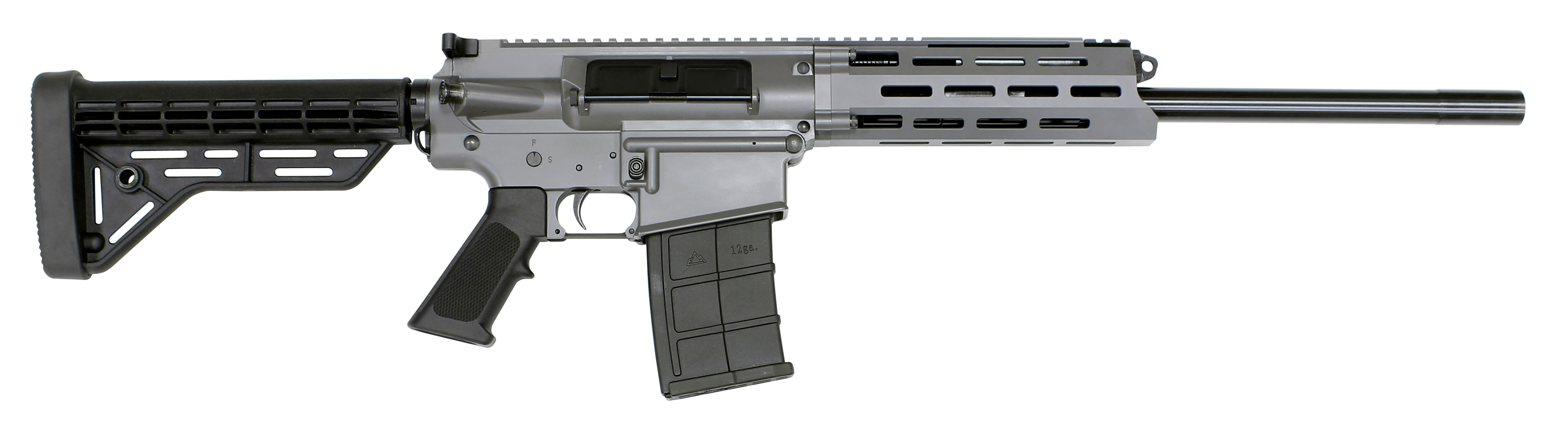JTS M12AR-G AR 12GA 18.7 MLOK RAIL GRY