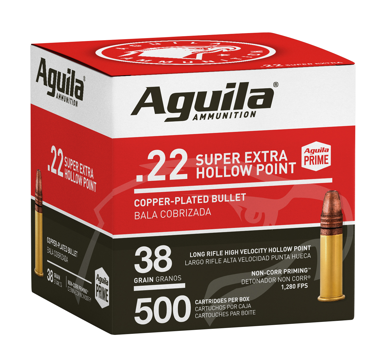 AGUILA 1B221118 22LR HV HP 38GR 500/4