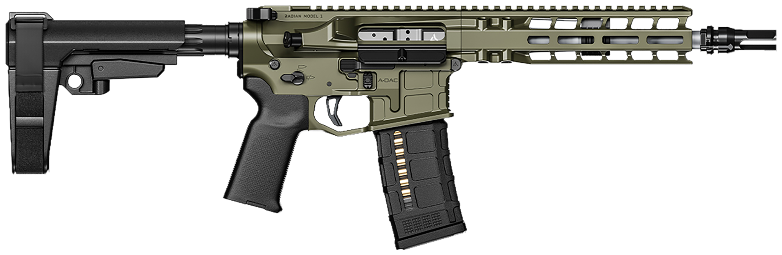 RADN R0505 MODEL 1*BRACE*300BLK PSTL 9 30R ODG
