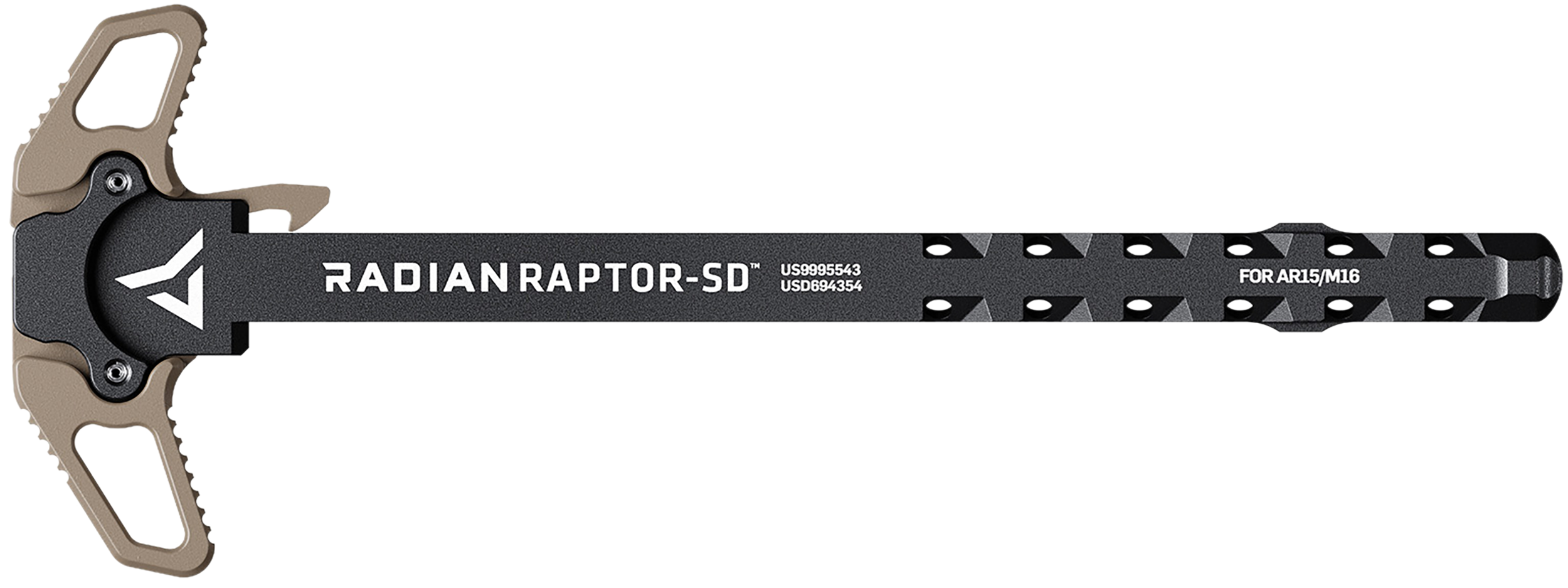 RADN R0066 RAPTOR-SD CHRG HNDL AR15 FDE